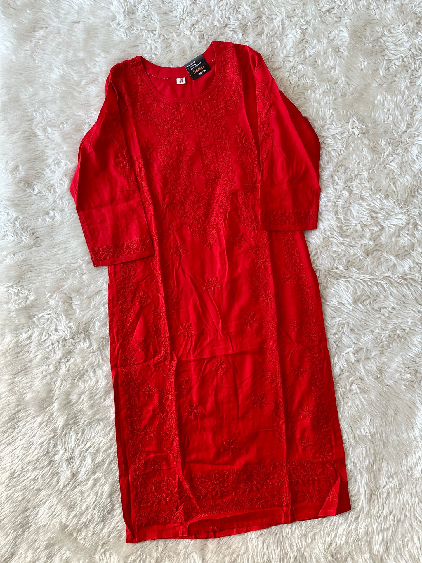 Rayon Kurti Pant Set