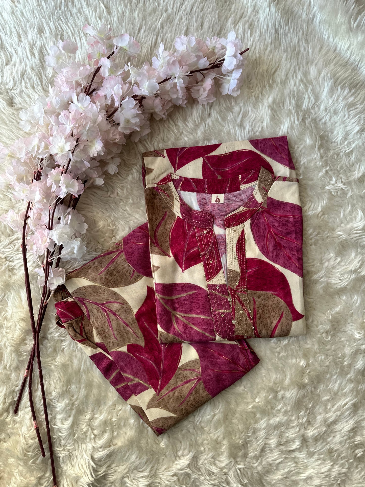 Soft Rayon Kurti Pant Set