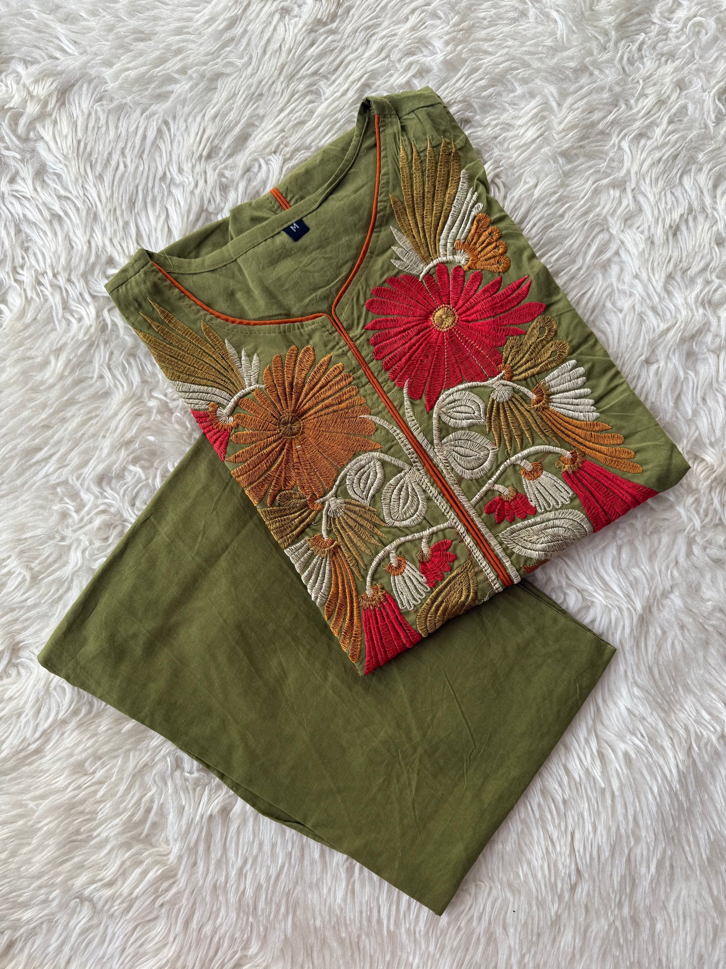 Cotton FLARE Kurti Pant Set