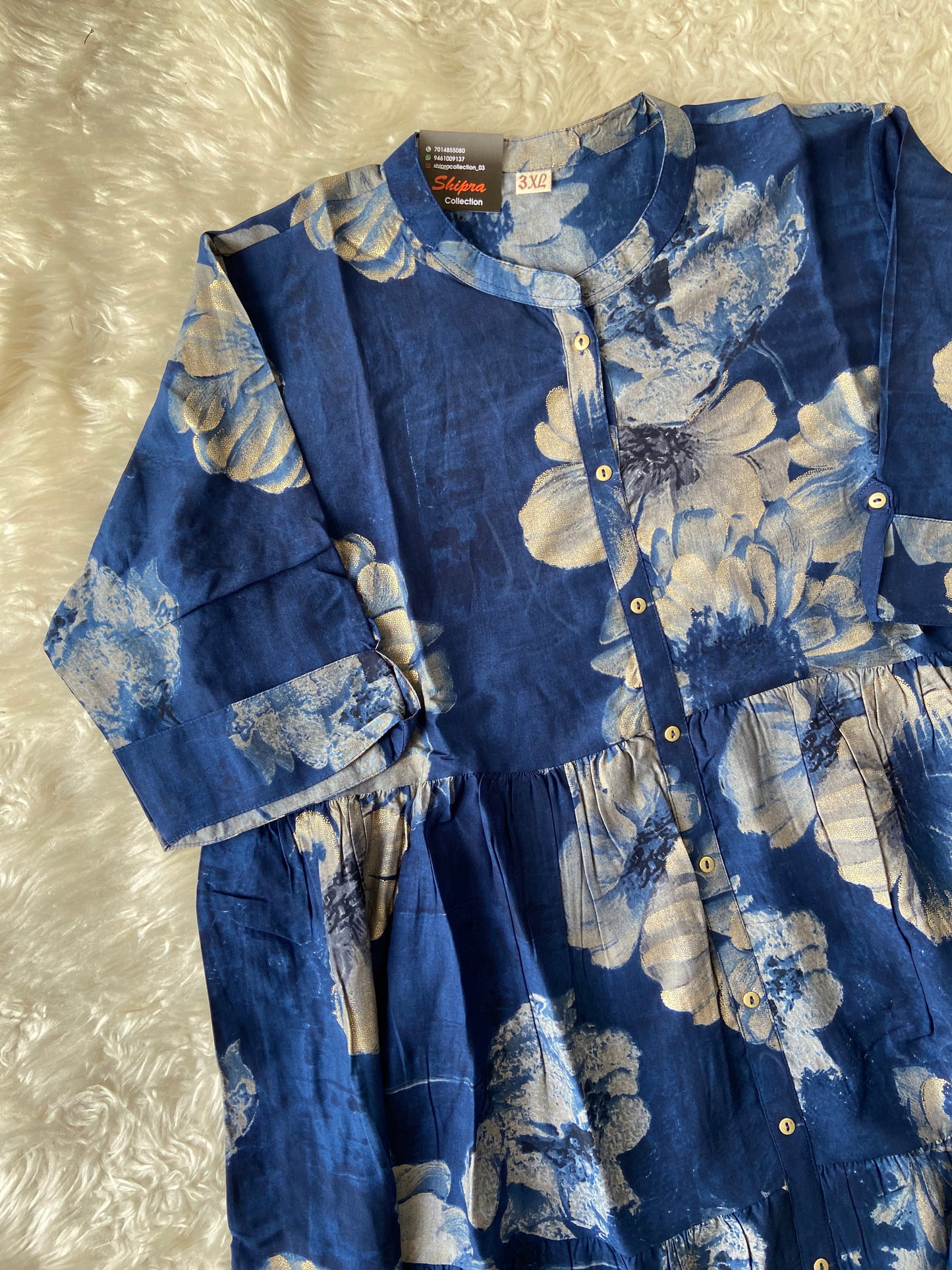 Premium Cotton Flare Kurti