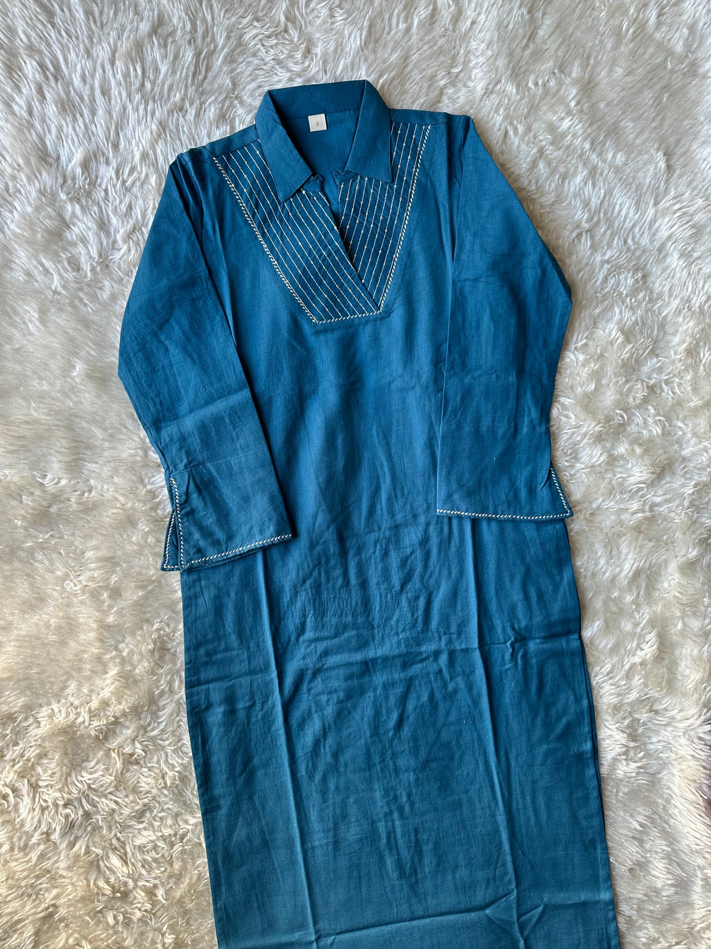 Stock Clearance 🚨 Khadi Cotton Kurti Pant Set