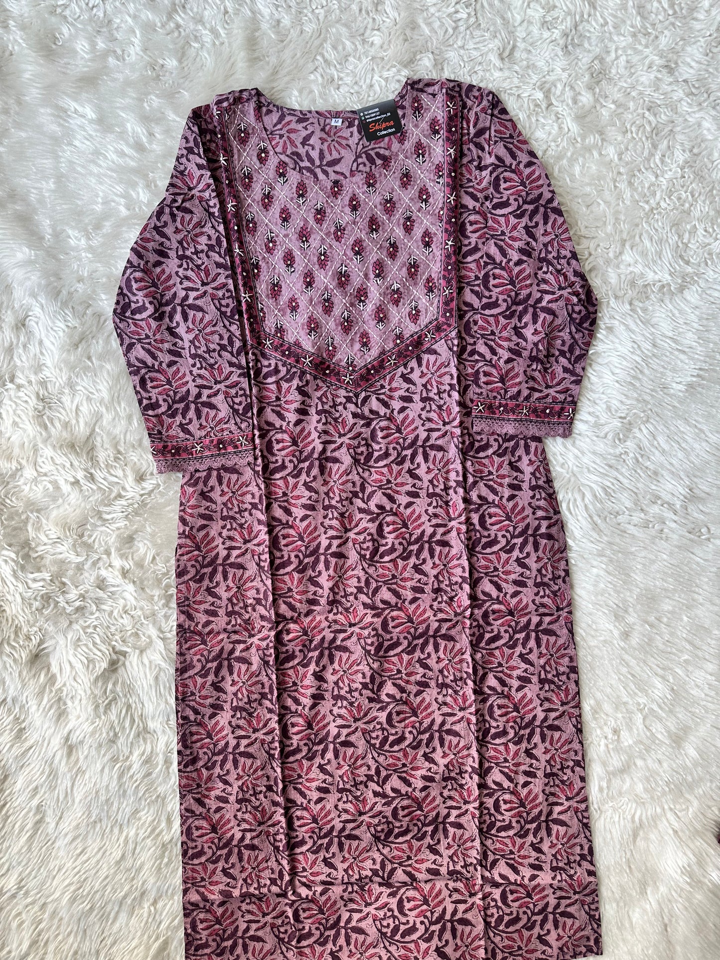 Premium Cotton Kurti Pant Dupatta Set