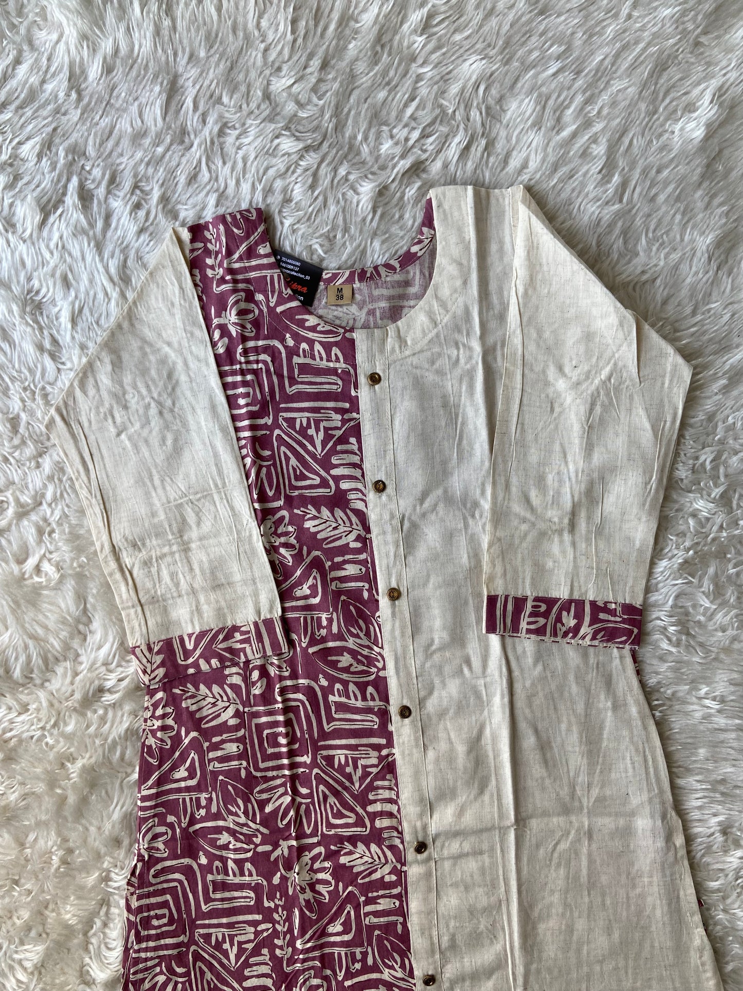Soft Khadi Cotton Co-ord Set
