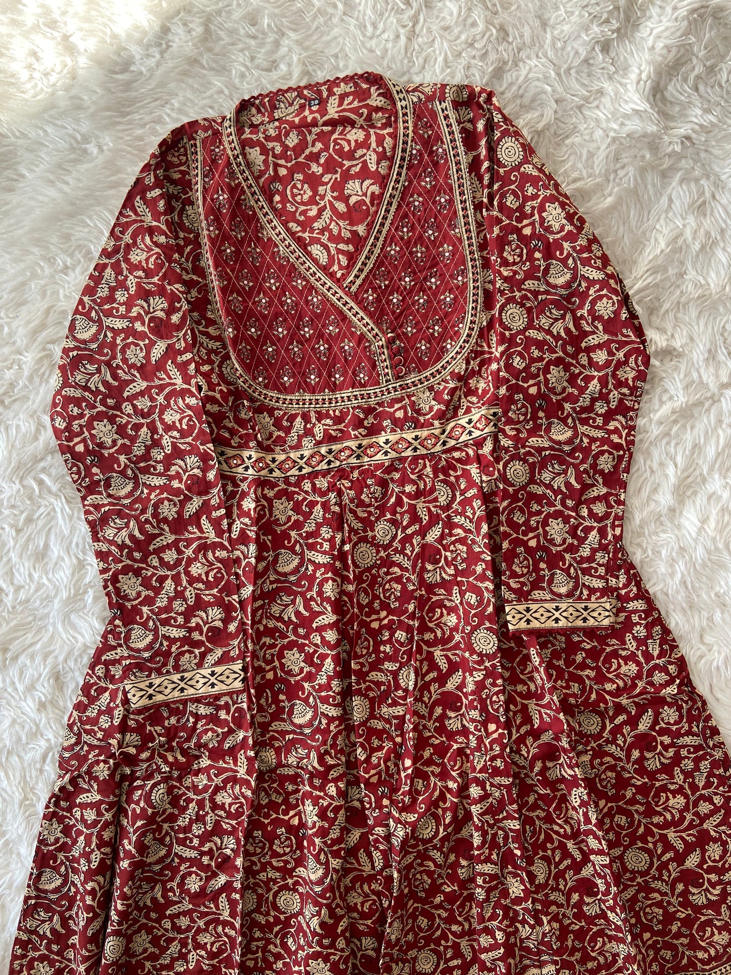Premium Cotton Flare Kurti