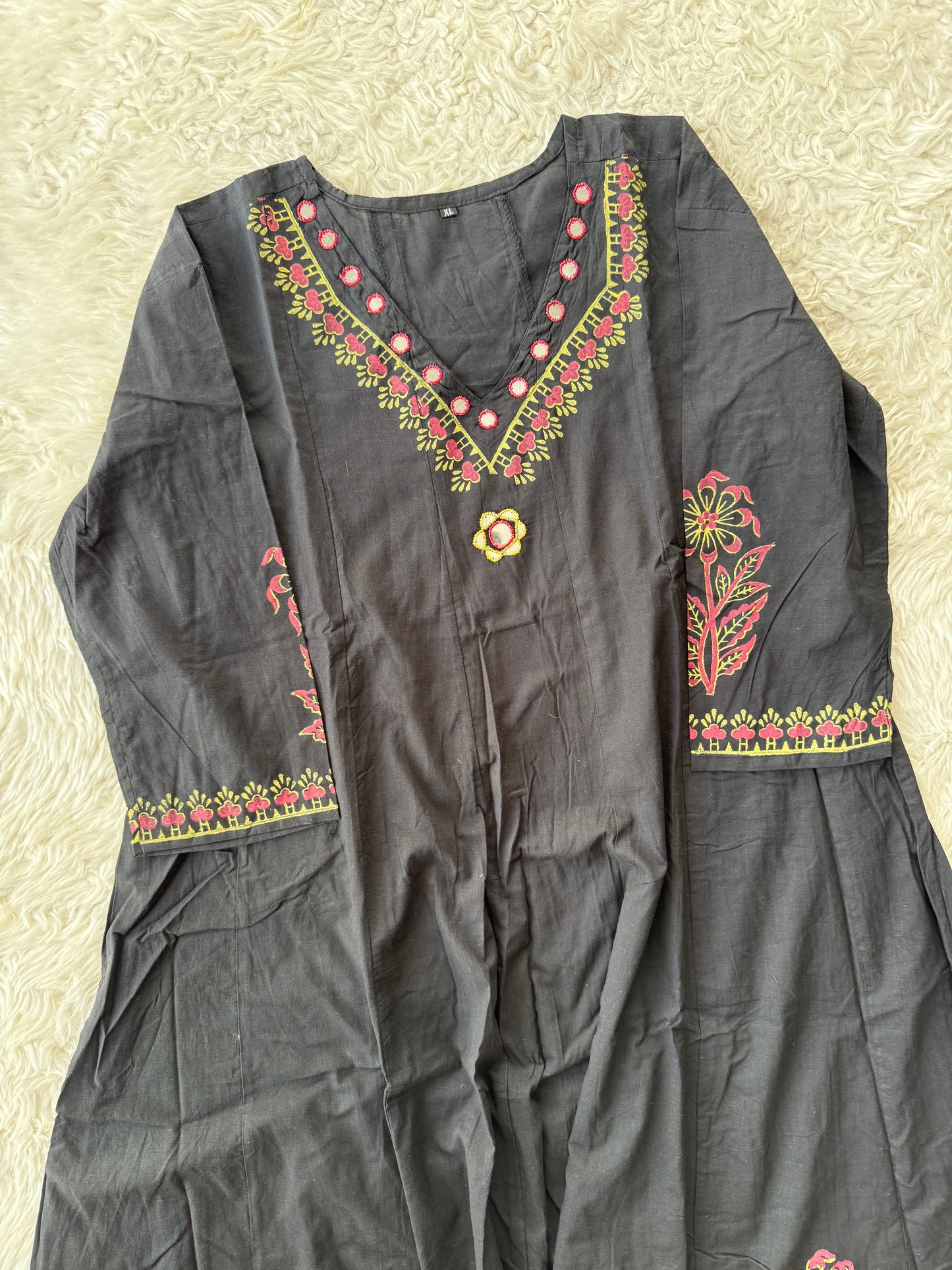 Cotton FLARE Kurti Pant Set