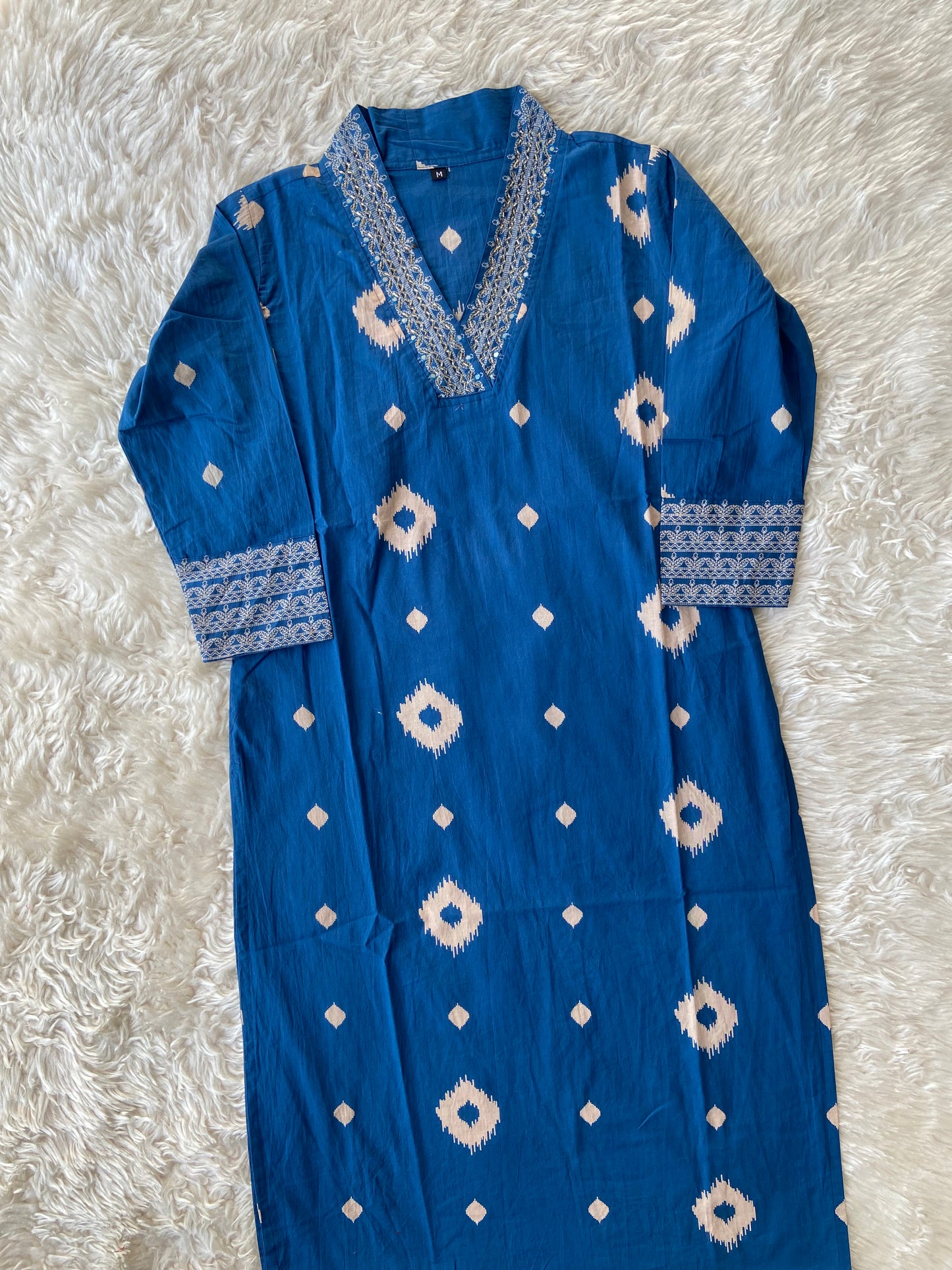 Pure Cotton Kurti Pant Dupatta Set