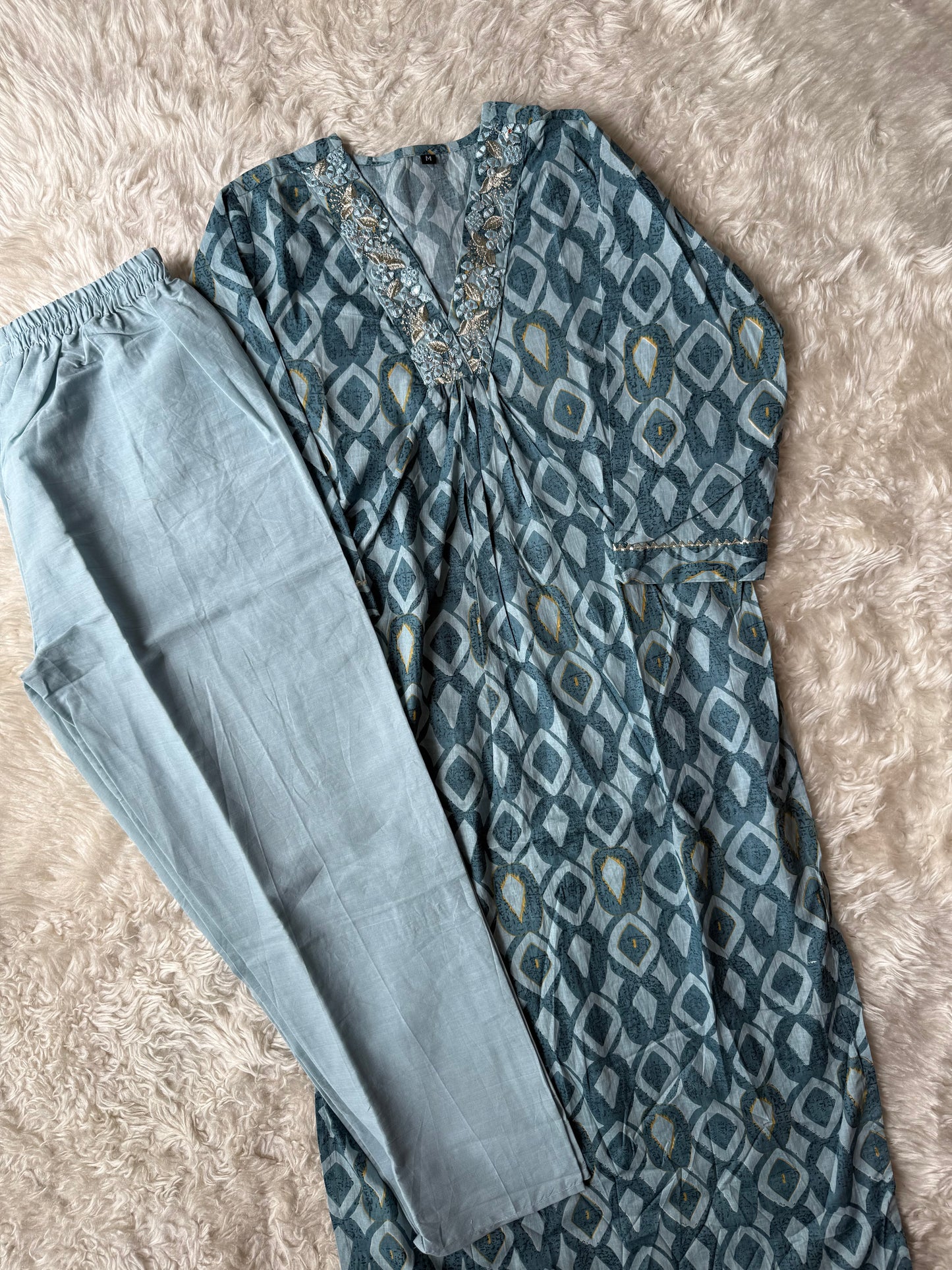 Cotton Kurti Pant Set