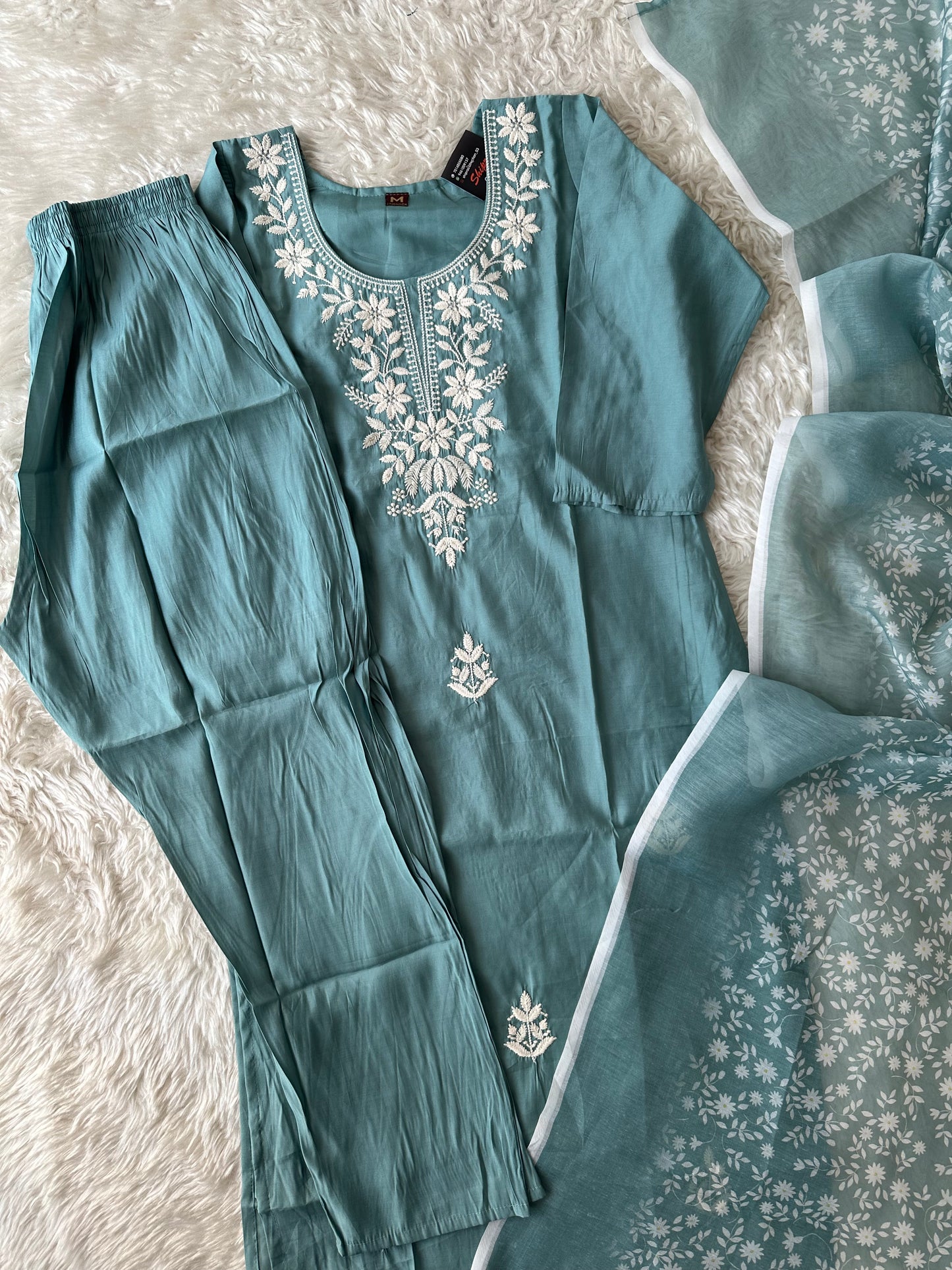 Stock Clearance 🚨 Roman Silk Kurti Pant Dupatta Set