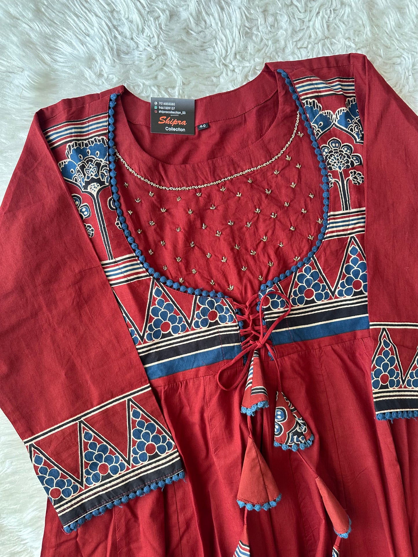 Premium Cotton Flare Kurti