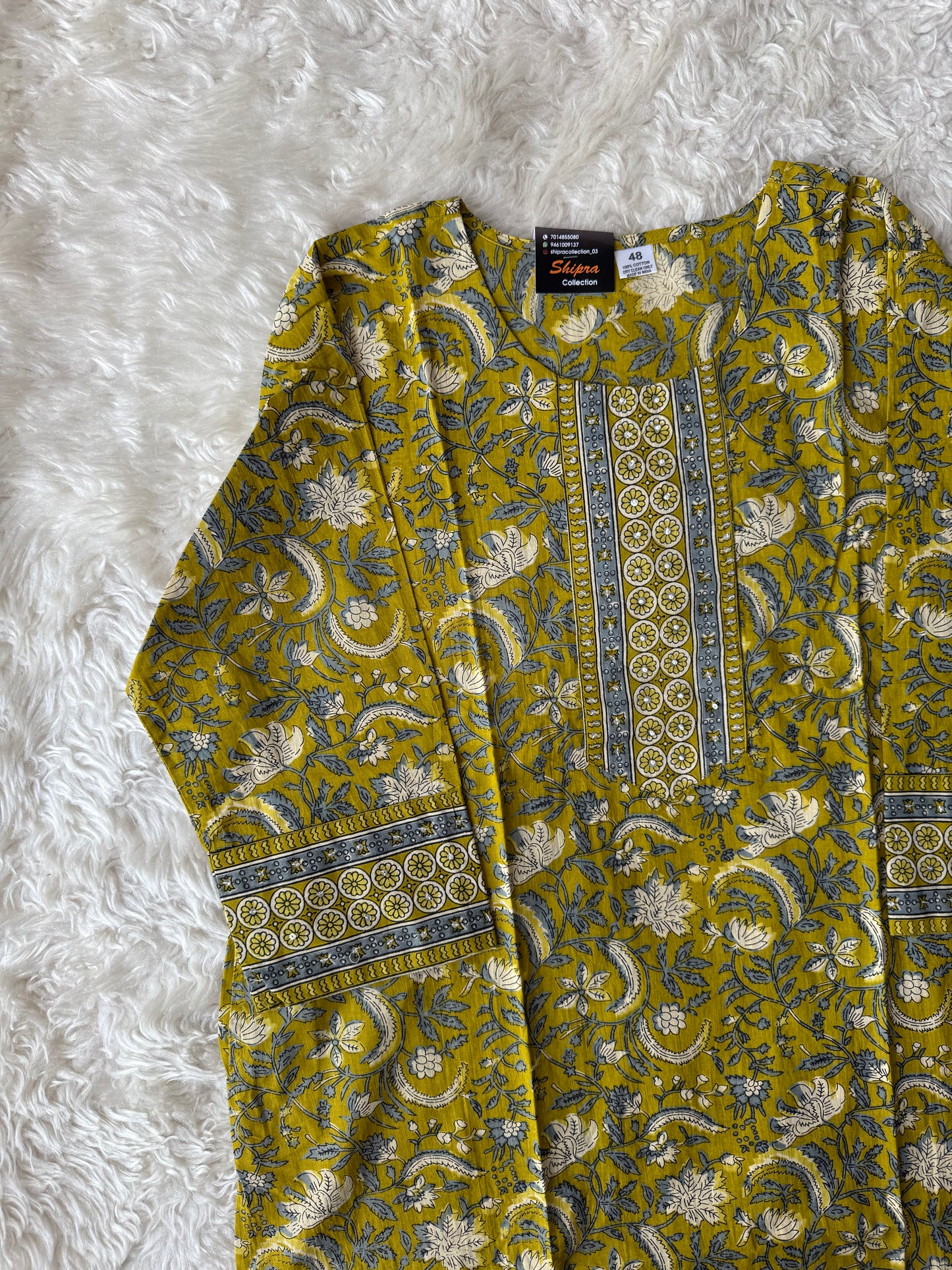 Premium Cotton Kurti Pant Dupatta Set