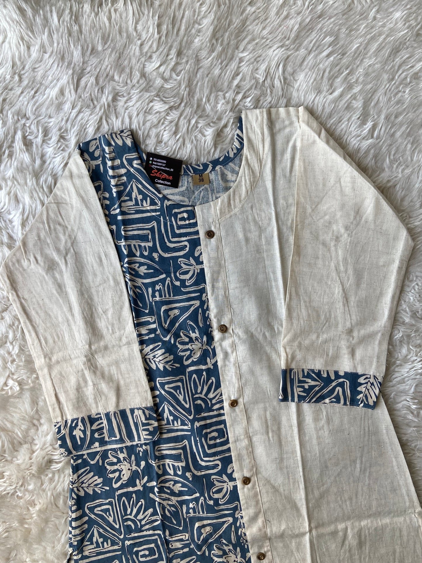 Soft Khadi Cotton Co-ord Set