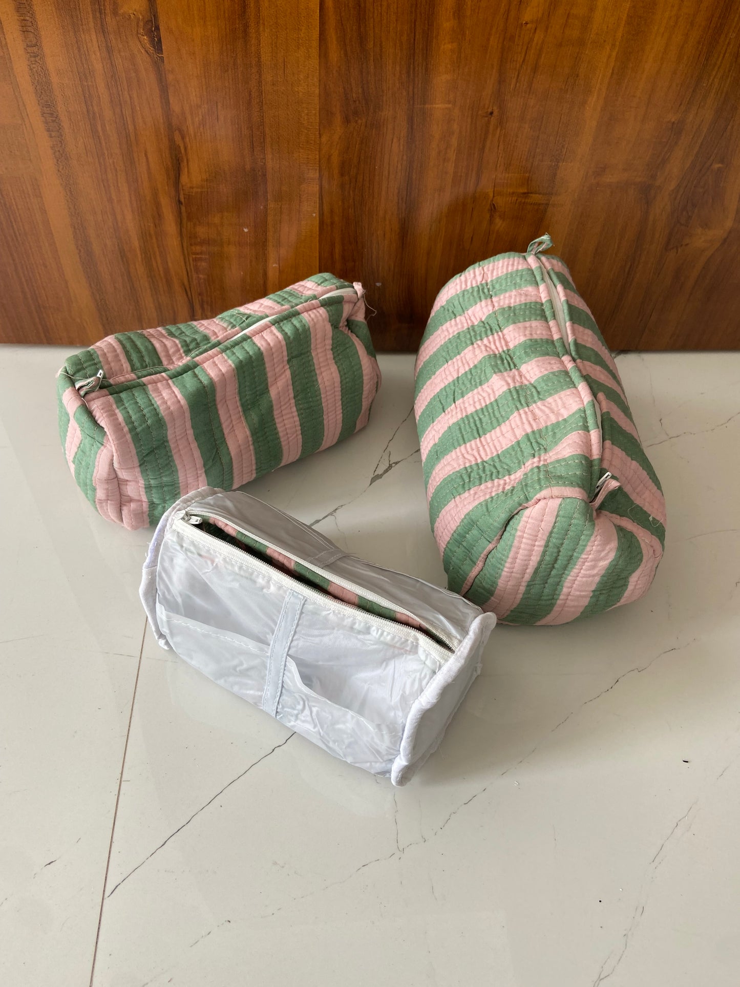 Cute 🌱 🌸 Utility Pouch (Set Of 3)