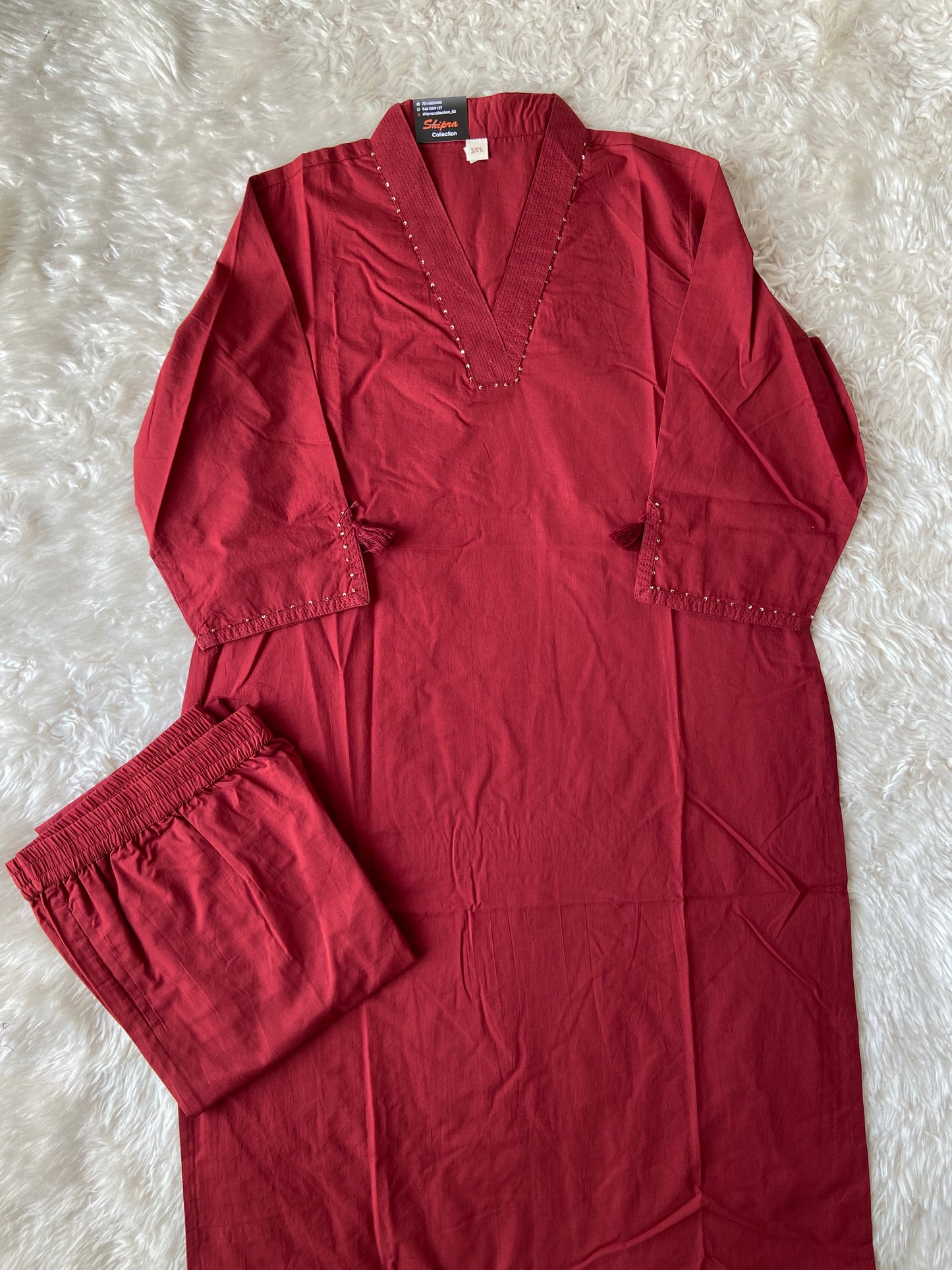 Pure Cotton Kurti Pant Set