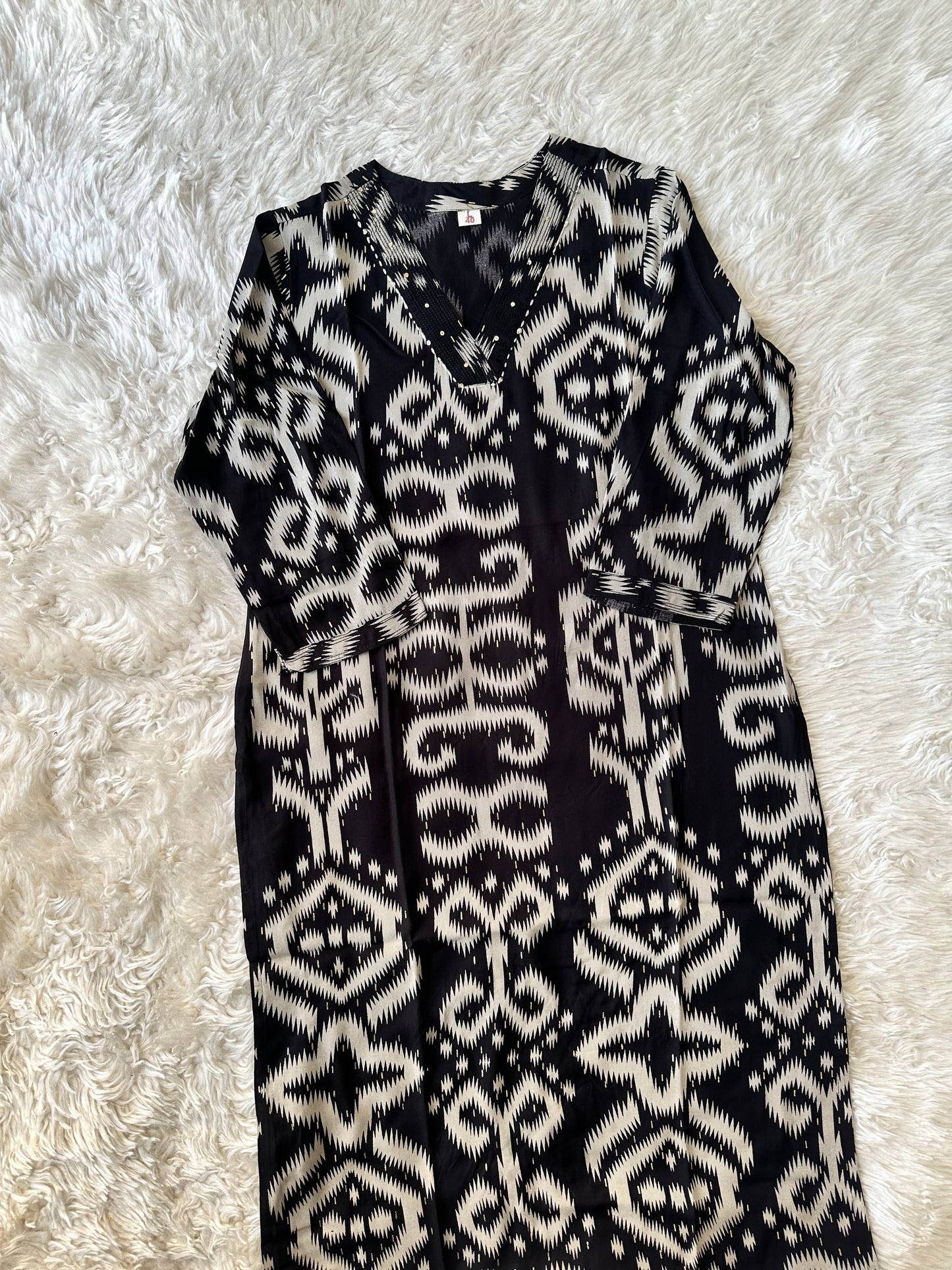 Heavy Rayon V- Neck Kurti