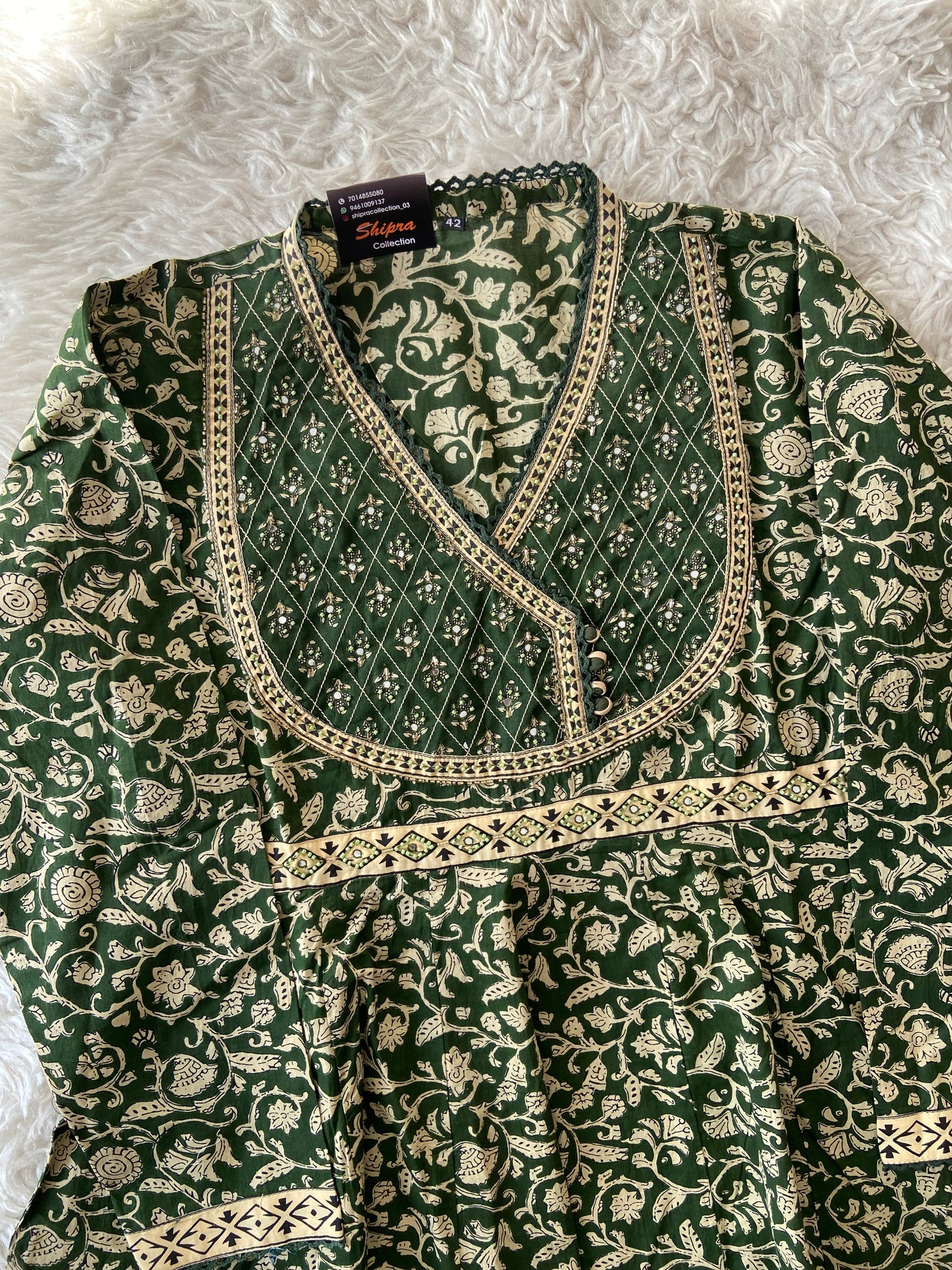 Premium Cotton Flare Kurti