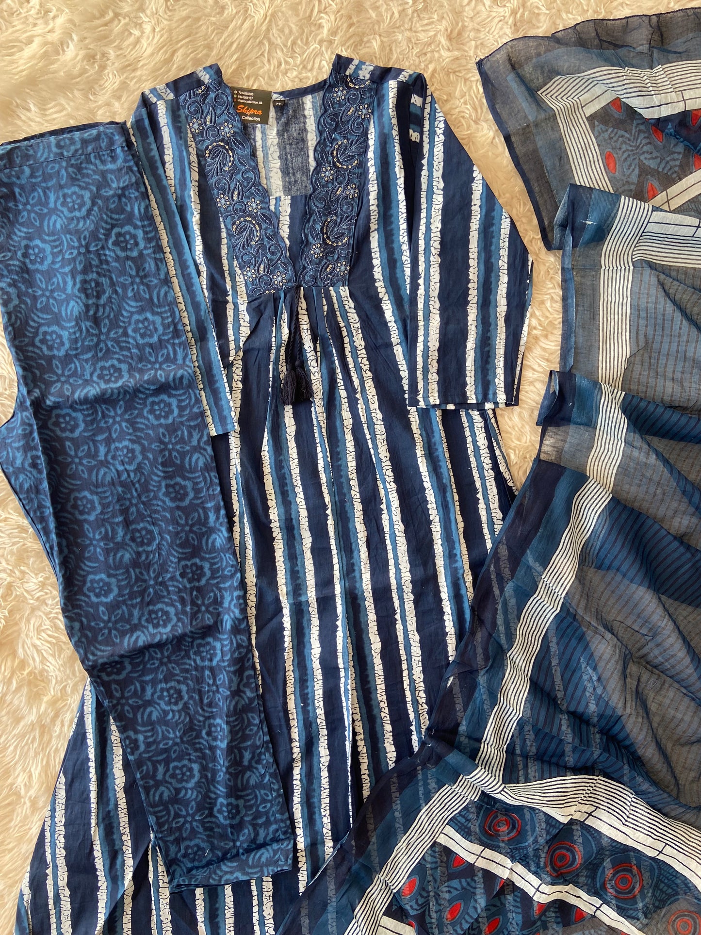 Budget Friendly FLARE Kurti Pant Dupatta Set