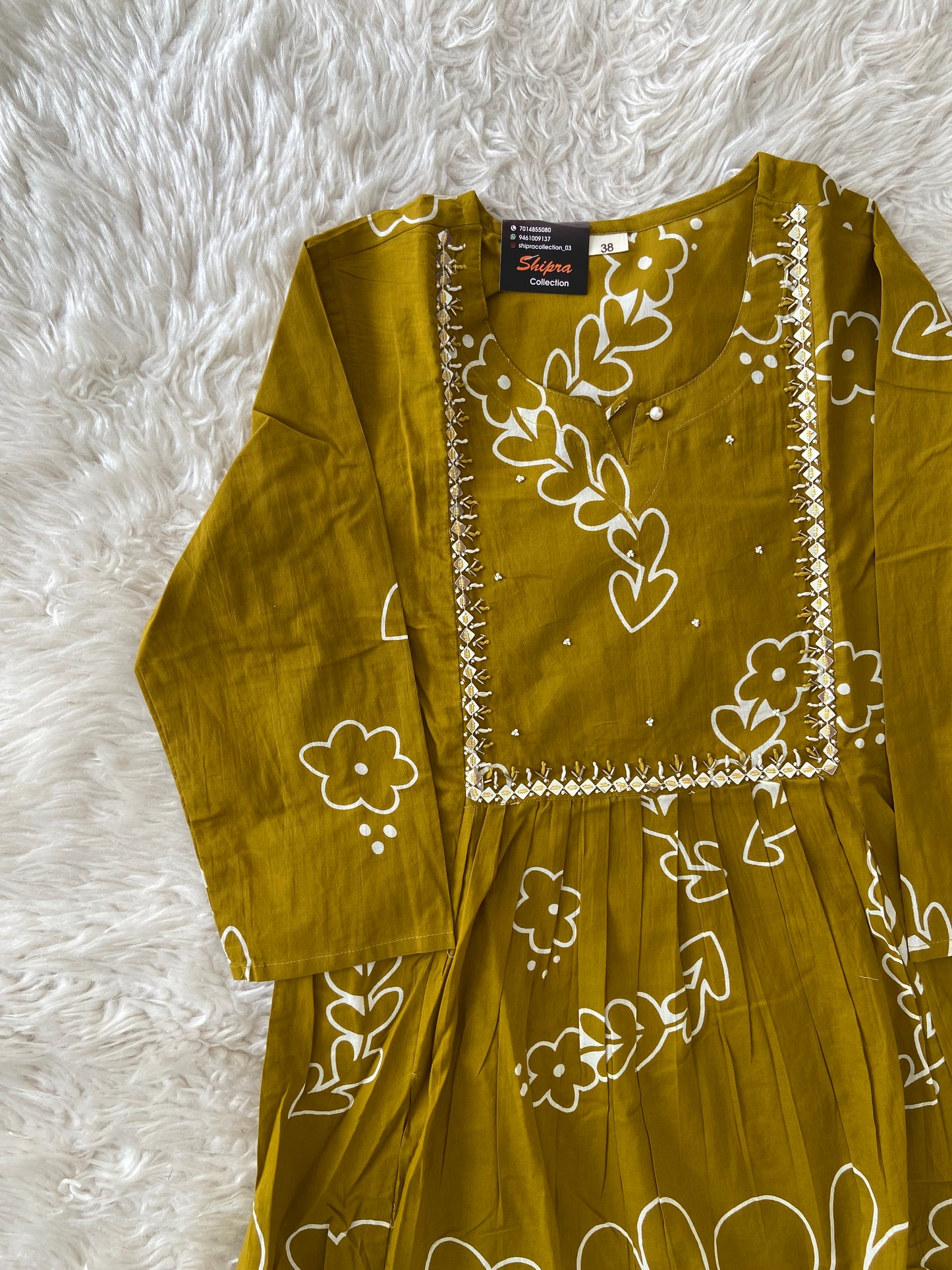 Premium Cotton Kurti Pant Dupatta Set