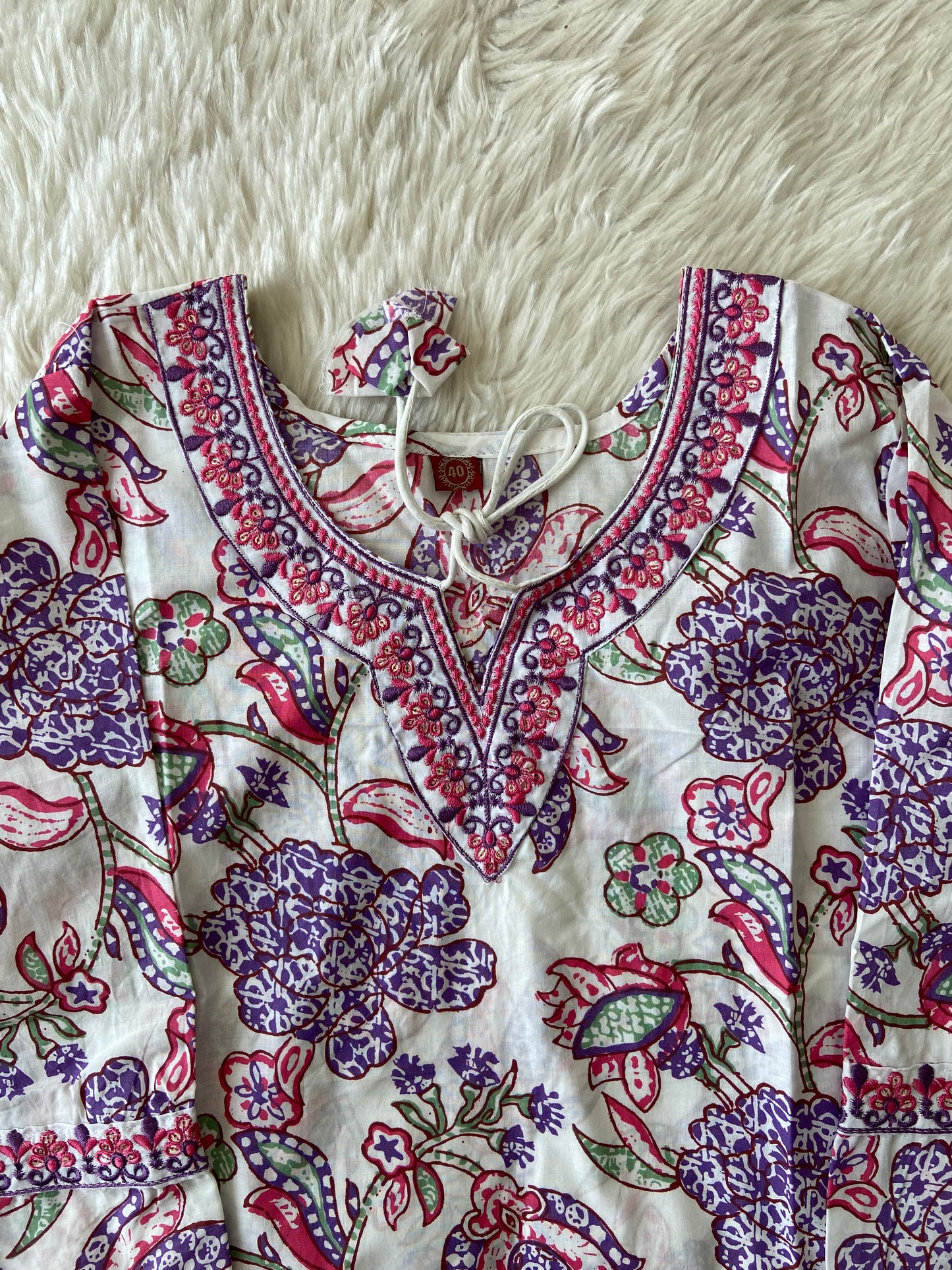 Pure Cotton Short Kurti
