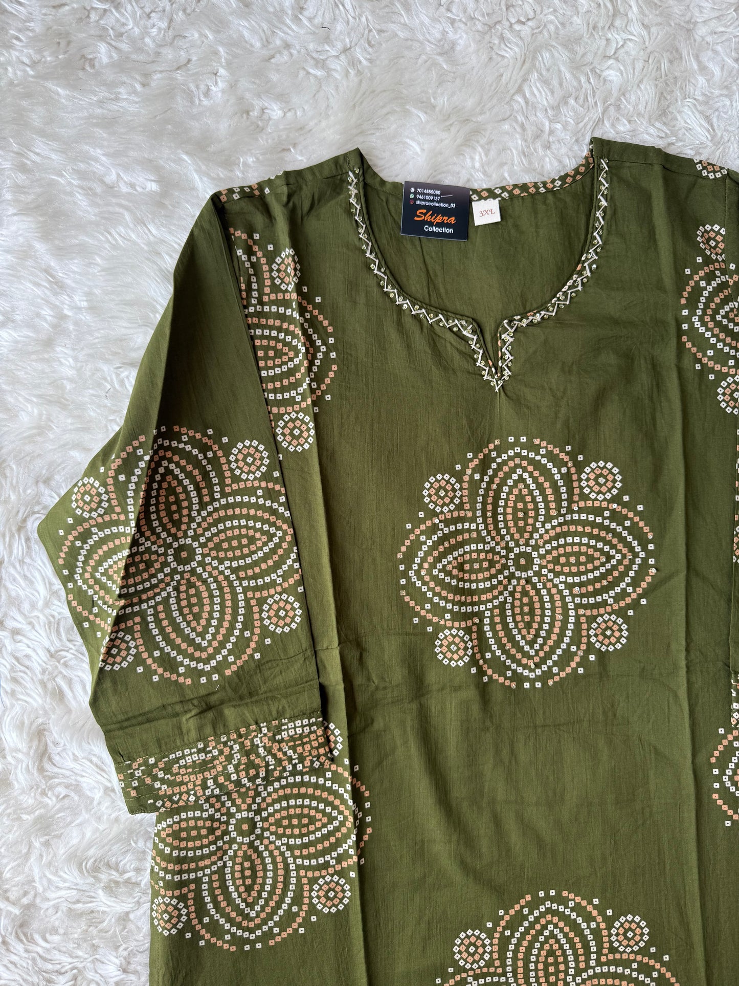 Premium Cotton Kurti Pant Dupatta Set