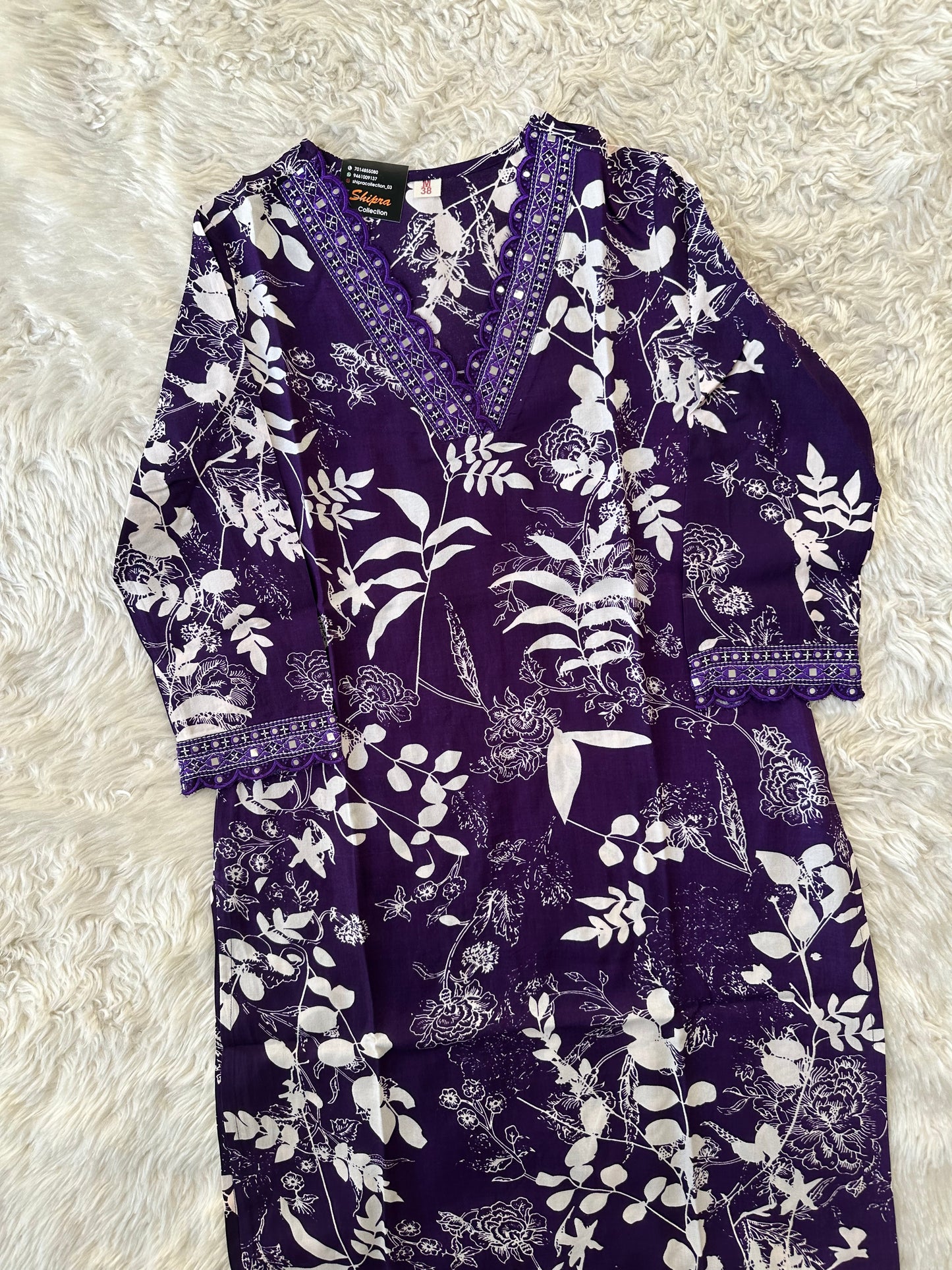 Rayon Kurti Pant Set