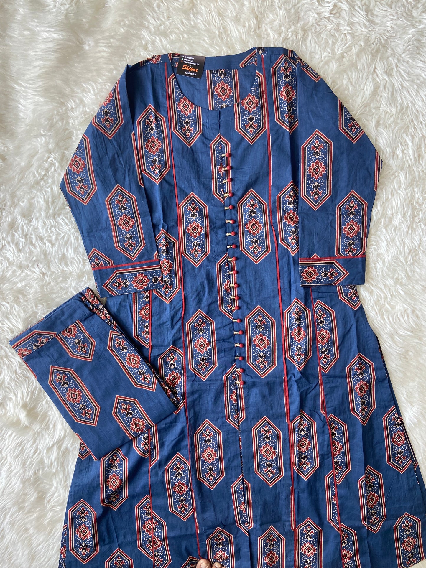 Premium Cotton Kurti Plazo Set