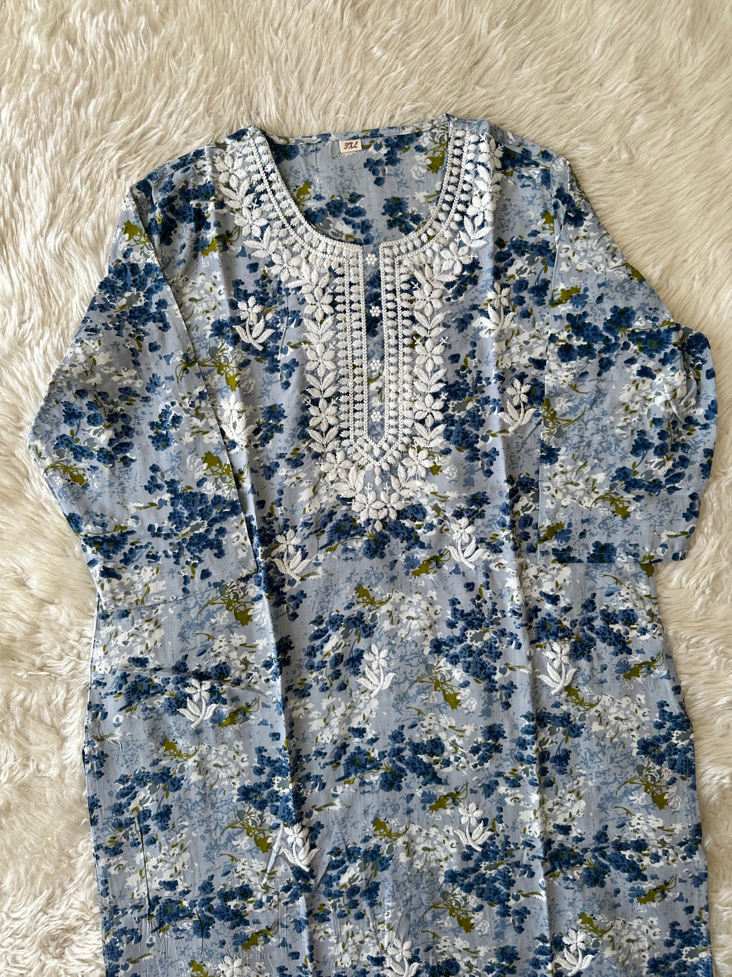 Rayon Kurti Pant Set