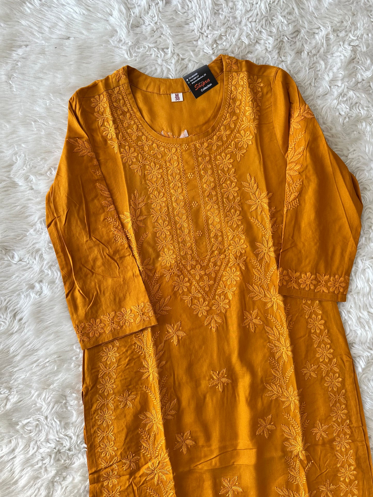 Rayon Kurti Pant Set
