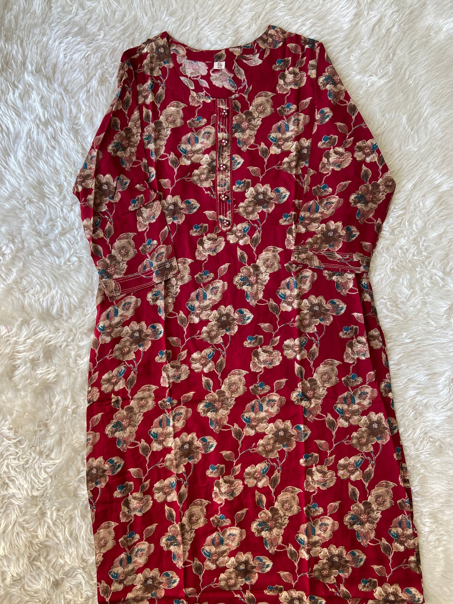 Soft Rayon Kurti Pant Set