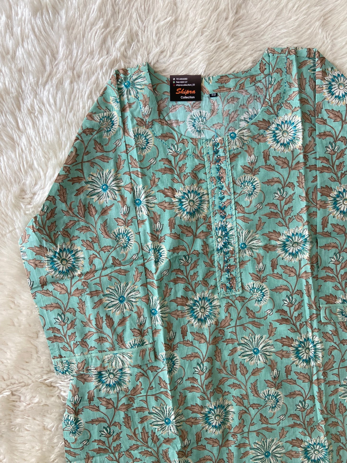 Premium Cotton Kurti Pant Set