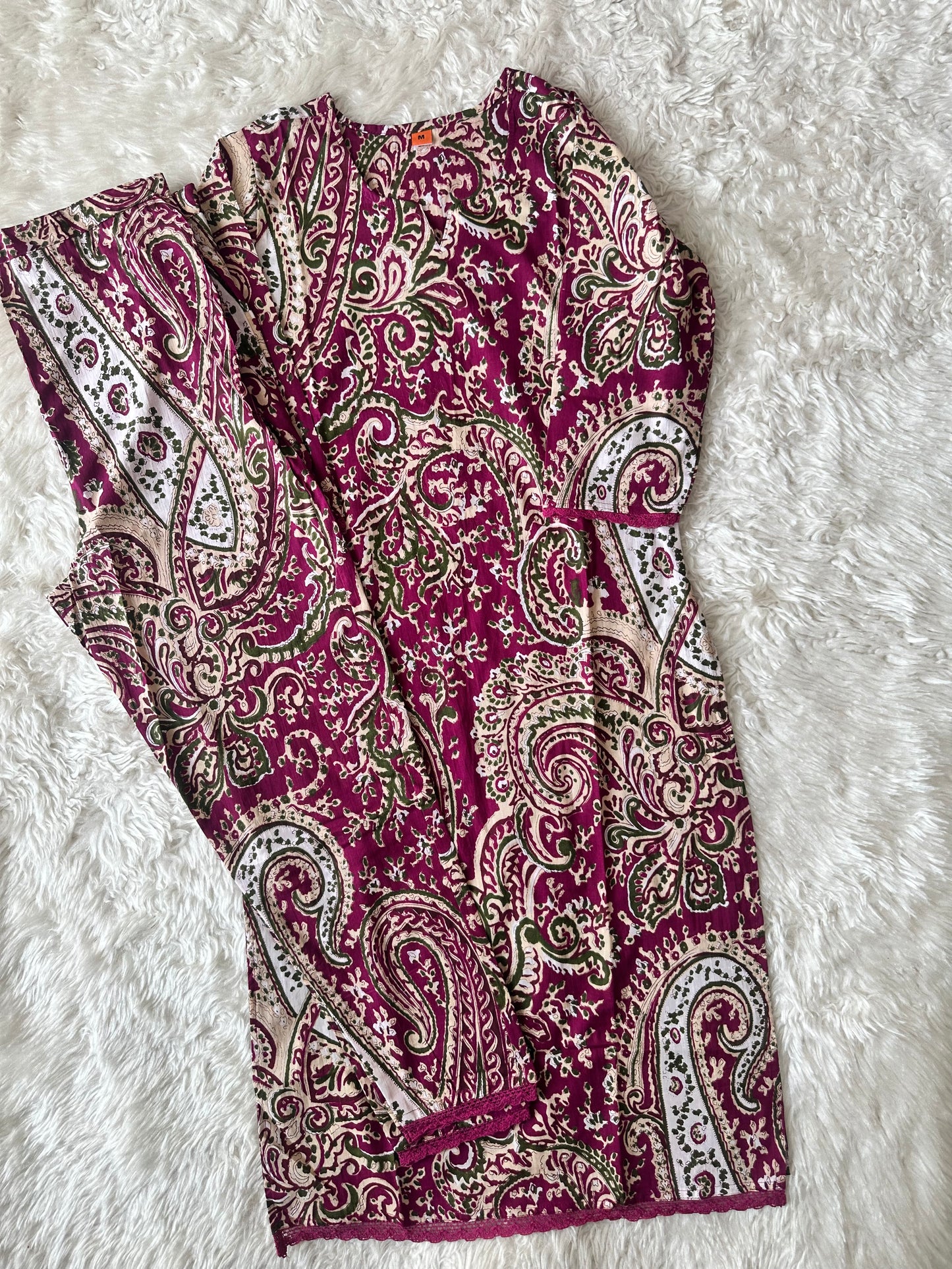 Cotton Kurti Pant Set