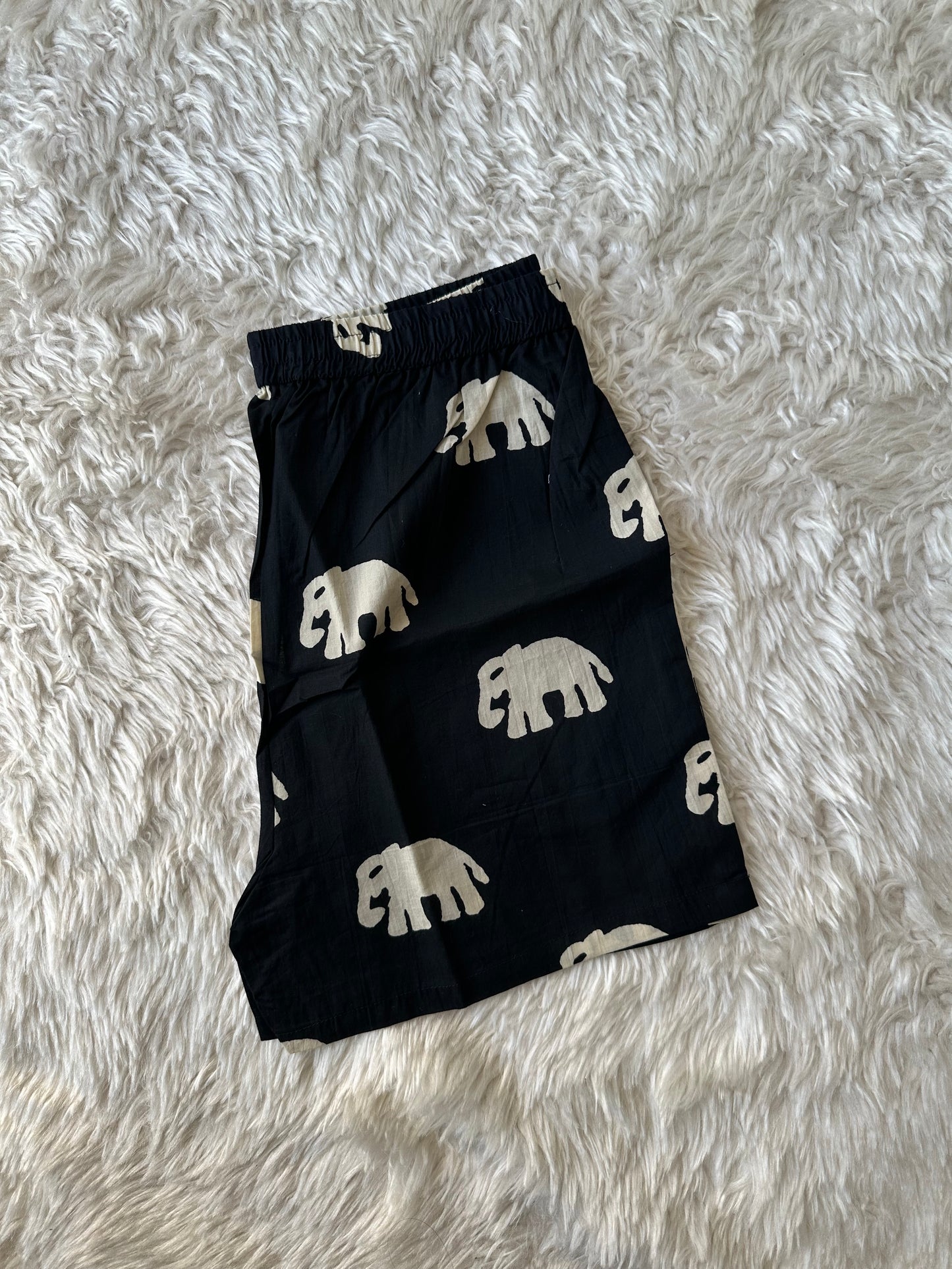 Pure Cotton Strap Sleeves Shorts Co-ord Set