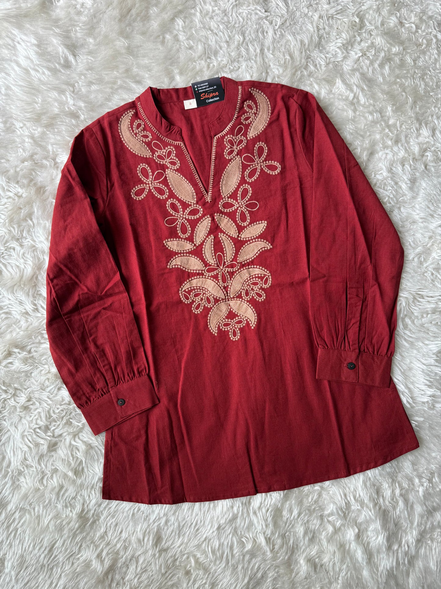 Khadi Cotton Short Kurti