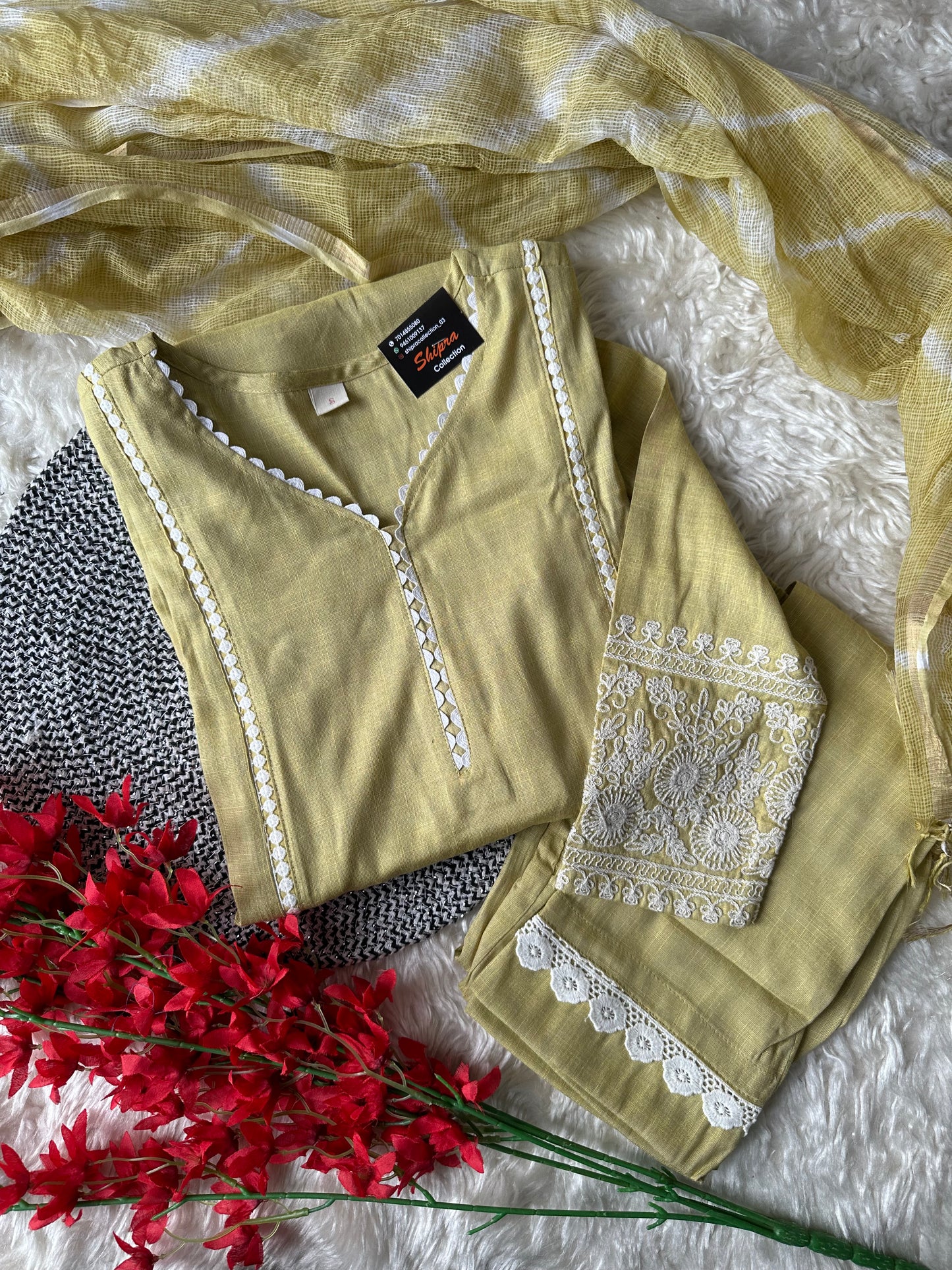 Slub Rayon Doriya Love ♥️ Set