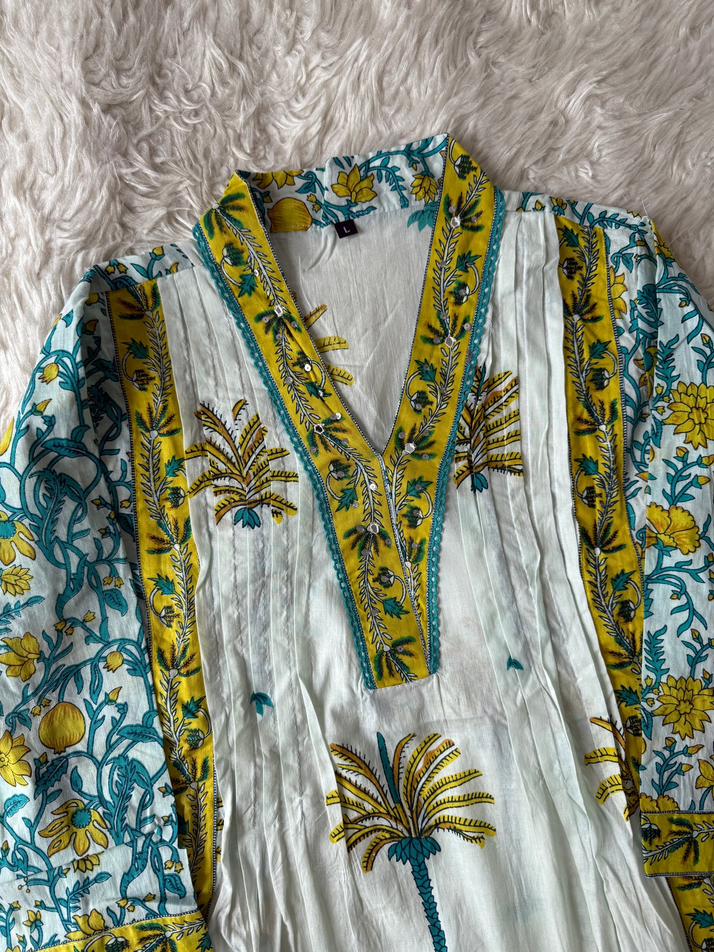 Budget Friendly Flare Kurti Pant Dupatta Set