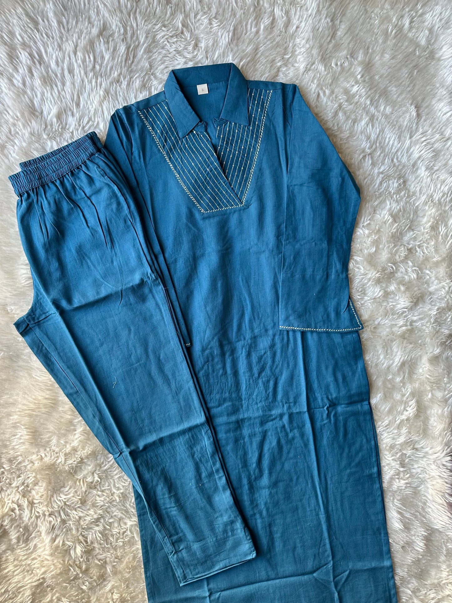 Stock Clearance 🚨 Khadi Cotton Kurti Pant Set