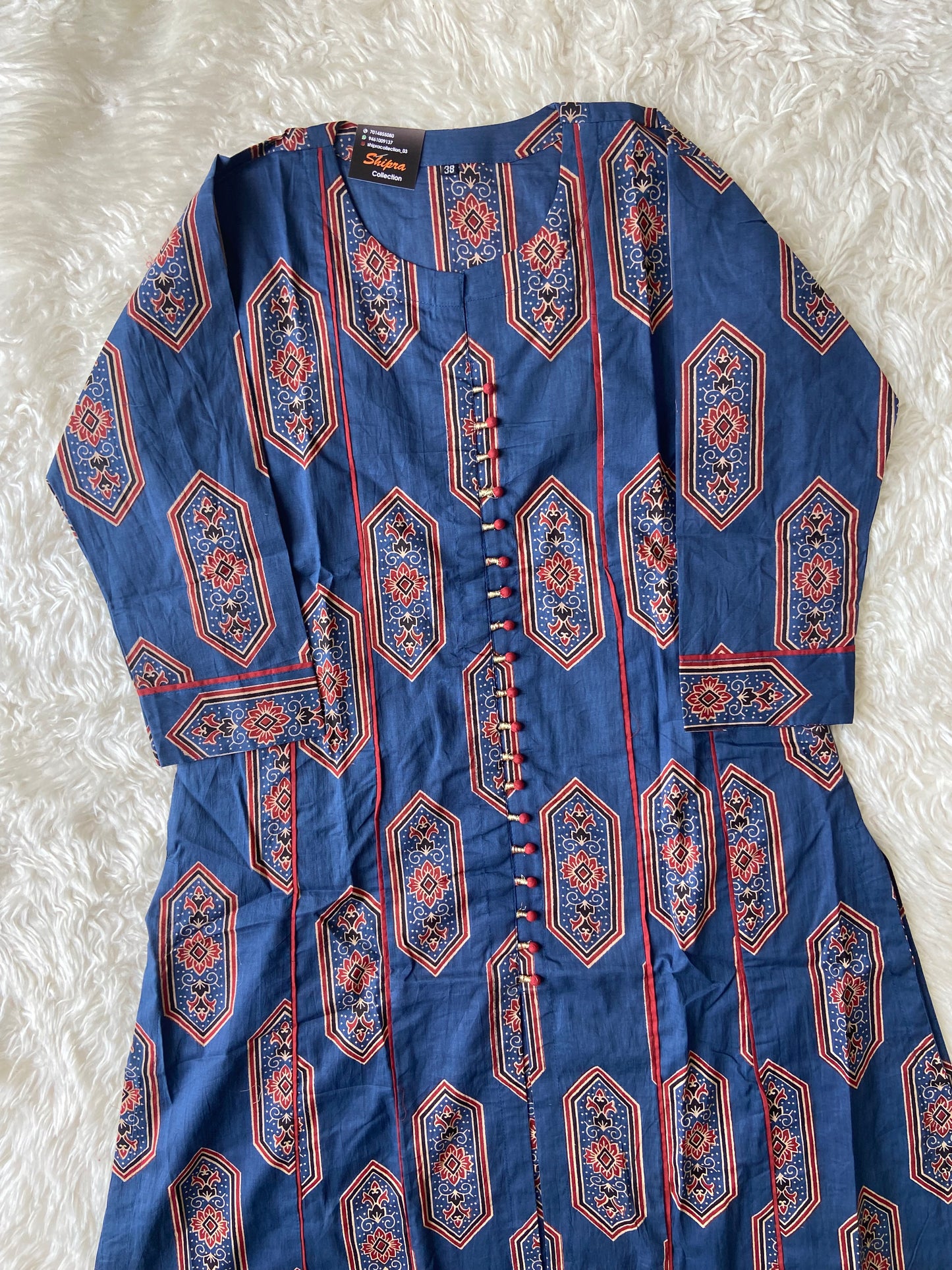 Premium Cotton Kurti Plazo Set