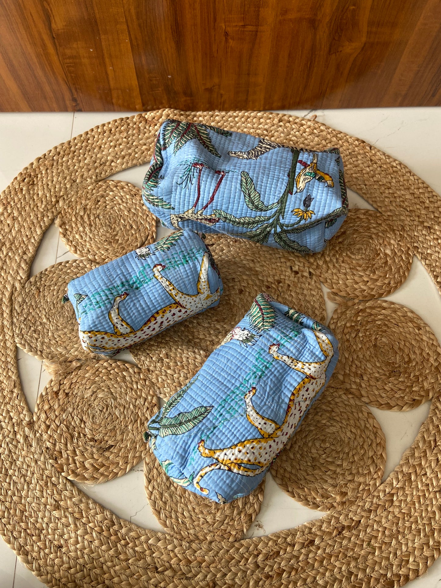 Cute 🌱 🌸 Utility Pouch (Set Of 3)