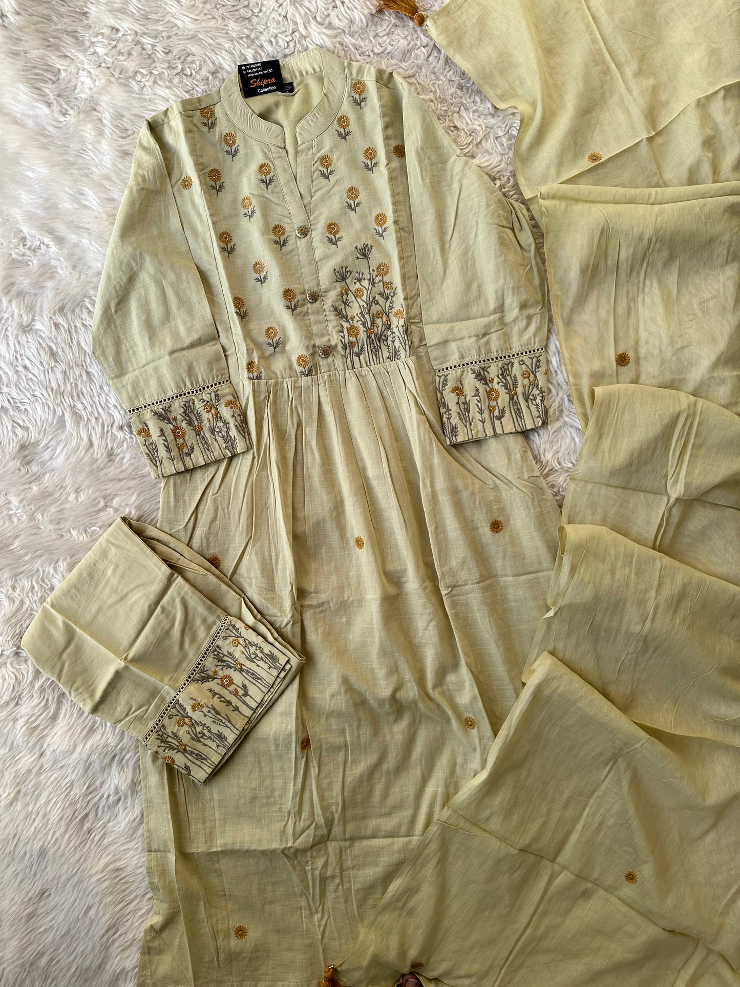 Premium Cotton Thread Work Collection