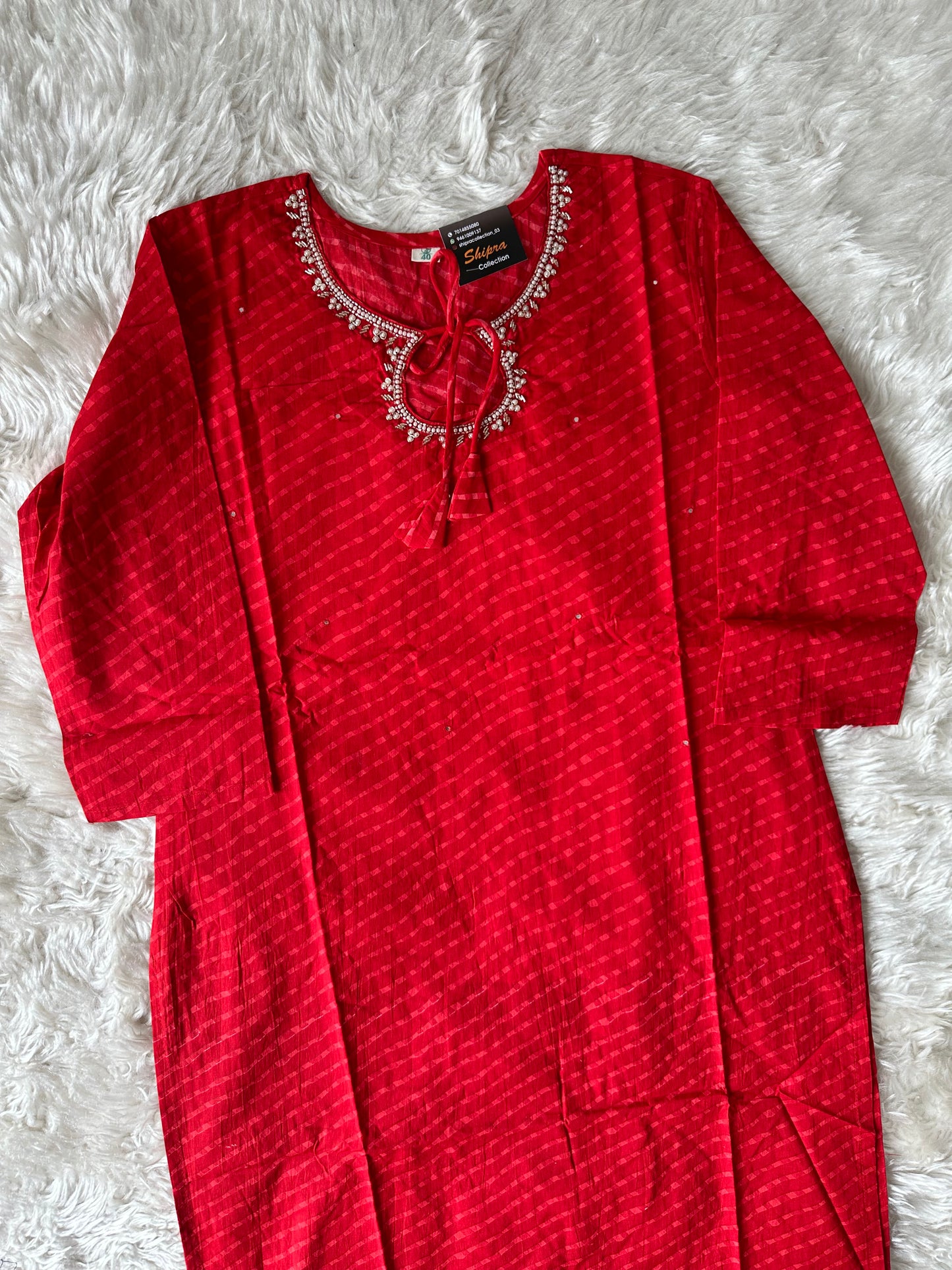 Premium Cotton Kurti Pant Dupatta Set