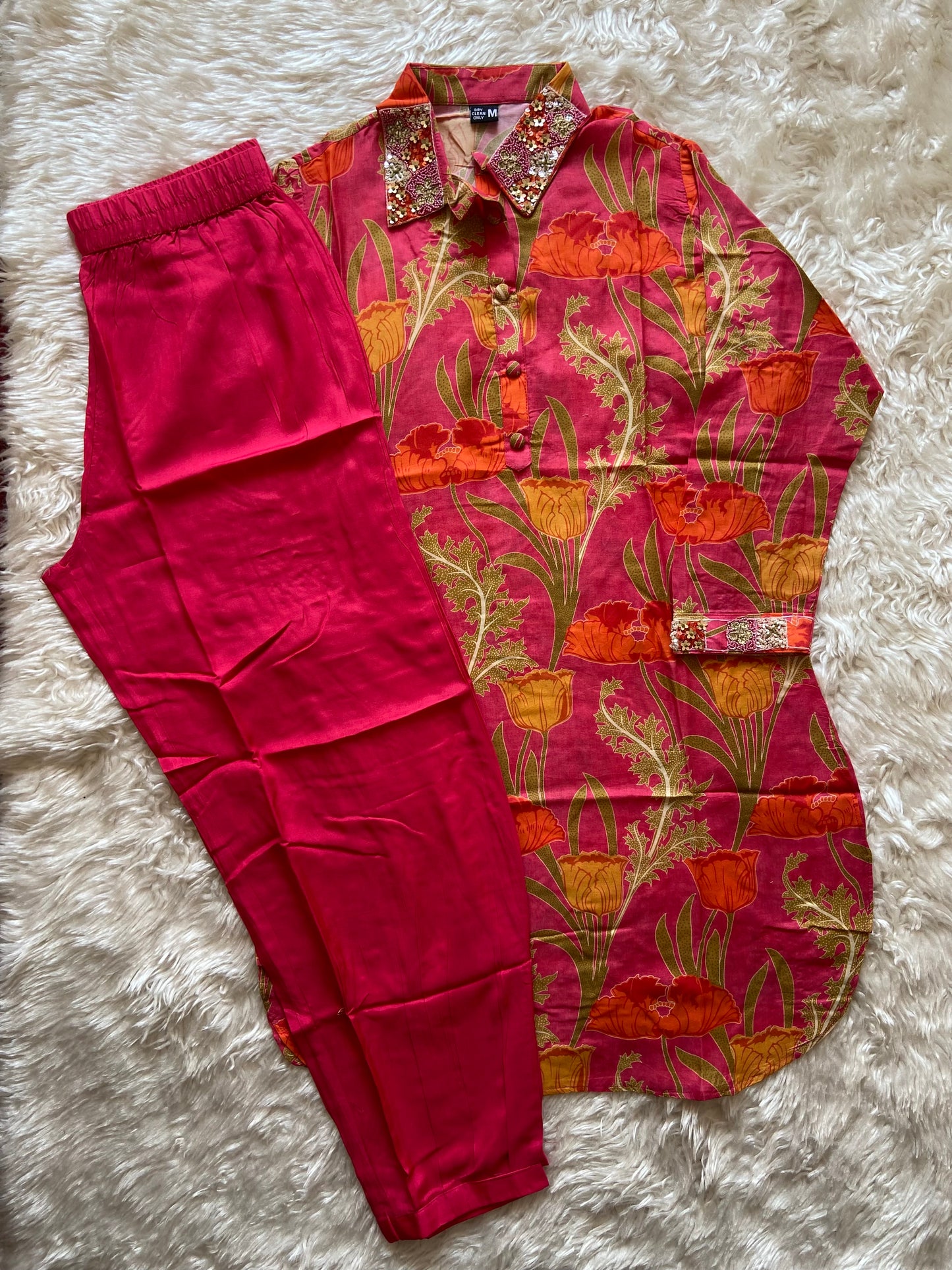 Premium Muslin Silk co-ord Set