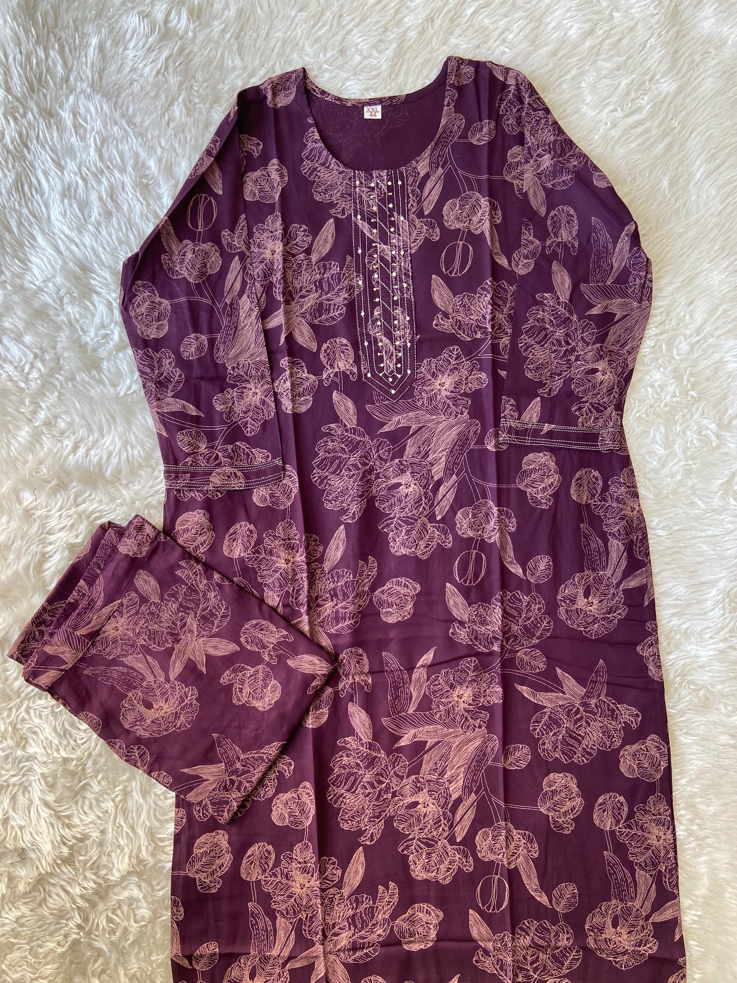 Soft Rayon Kurti Pant Set