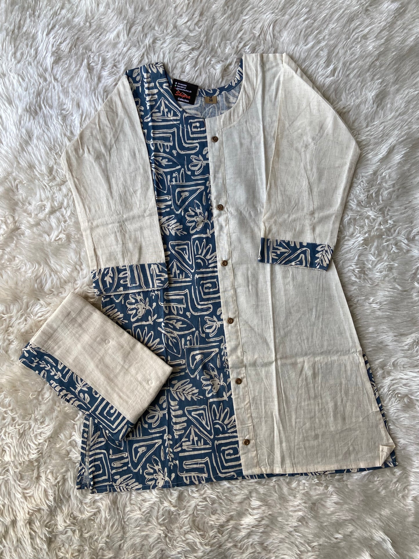 Soft Khadi Cotton Co-ord Set