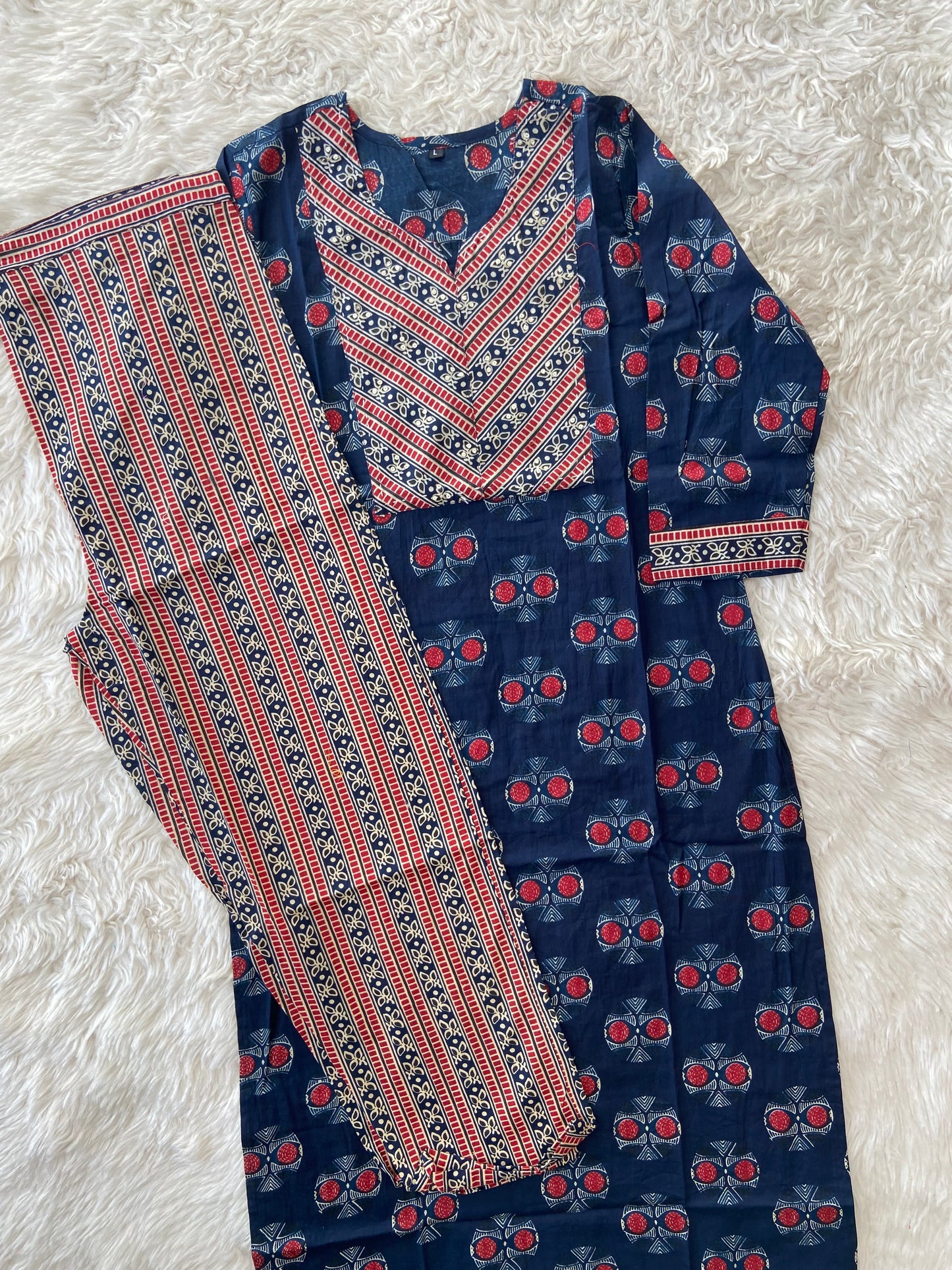Cotton Kurti Pant Set