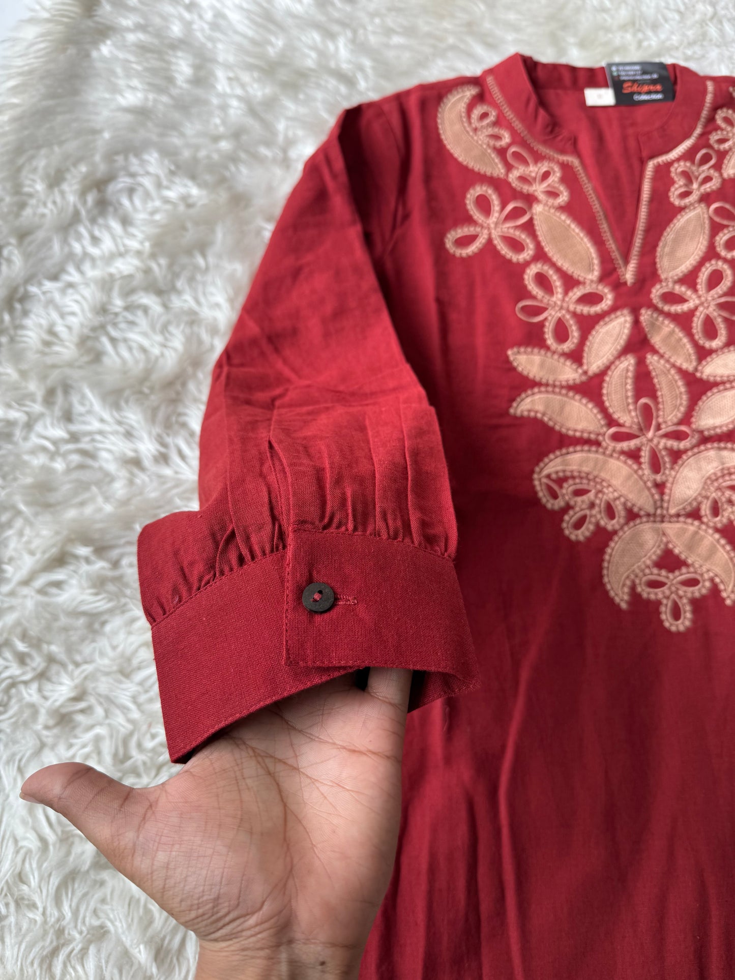 Khadi Cotton Short Kurti