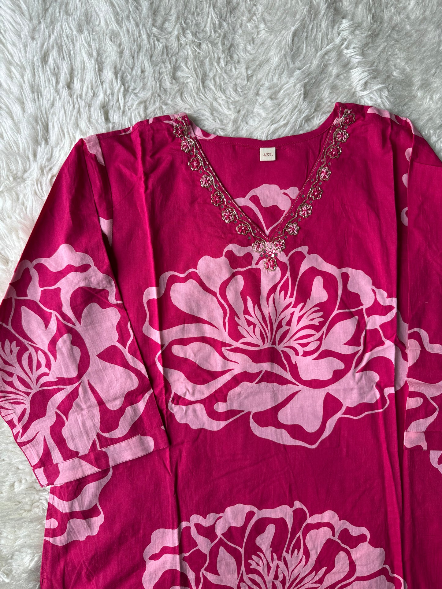 Premium Cotton Kurti Pant Dupatta Set