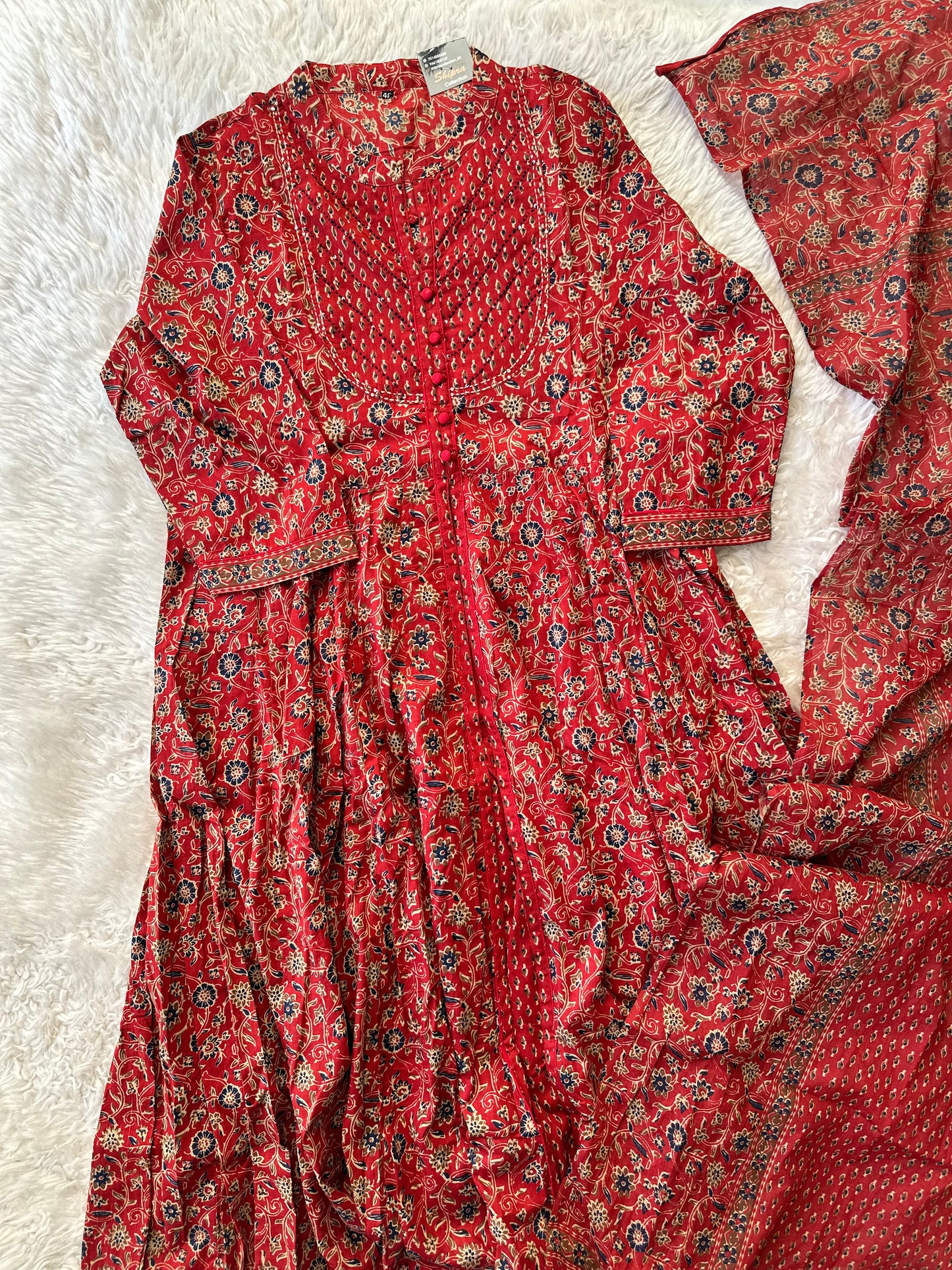 Premium Cotton Kurti Dupatta Set