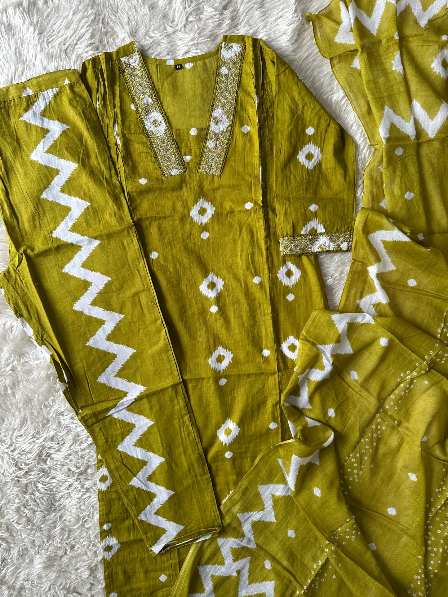 Budget Friendly Kurti Pant Dupatta Set