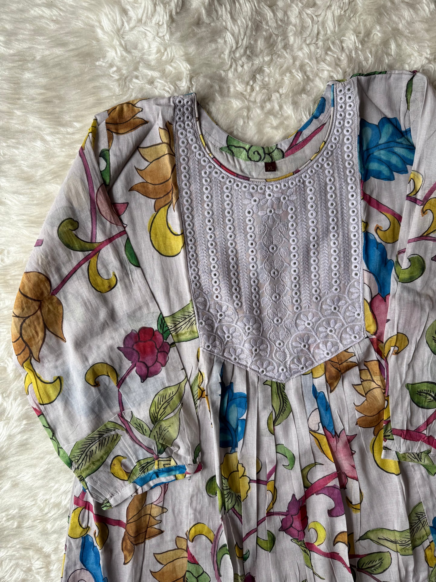 Premium Mul Cotton Kurti Pant Dupatta Set
