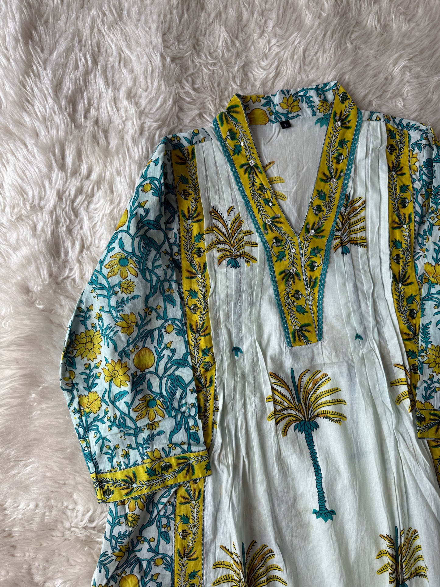 Budget Friendly Flare Kurti Pant Dupatta Set
