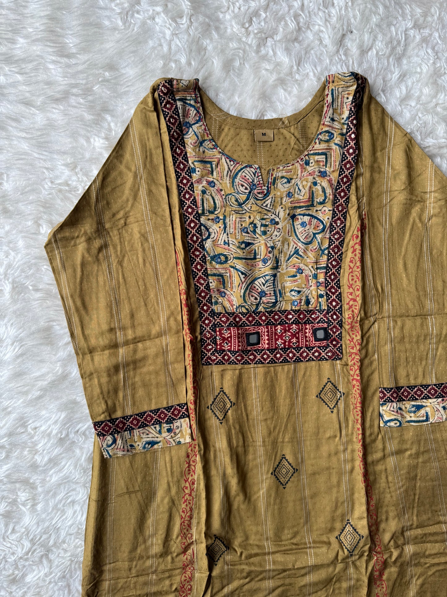Rayon Kurti Pant Set